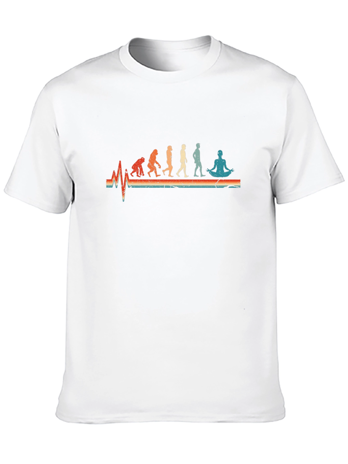 Evolution Meditation Graphic T-Shirt