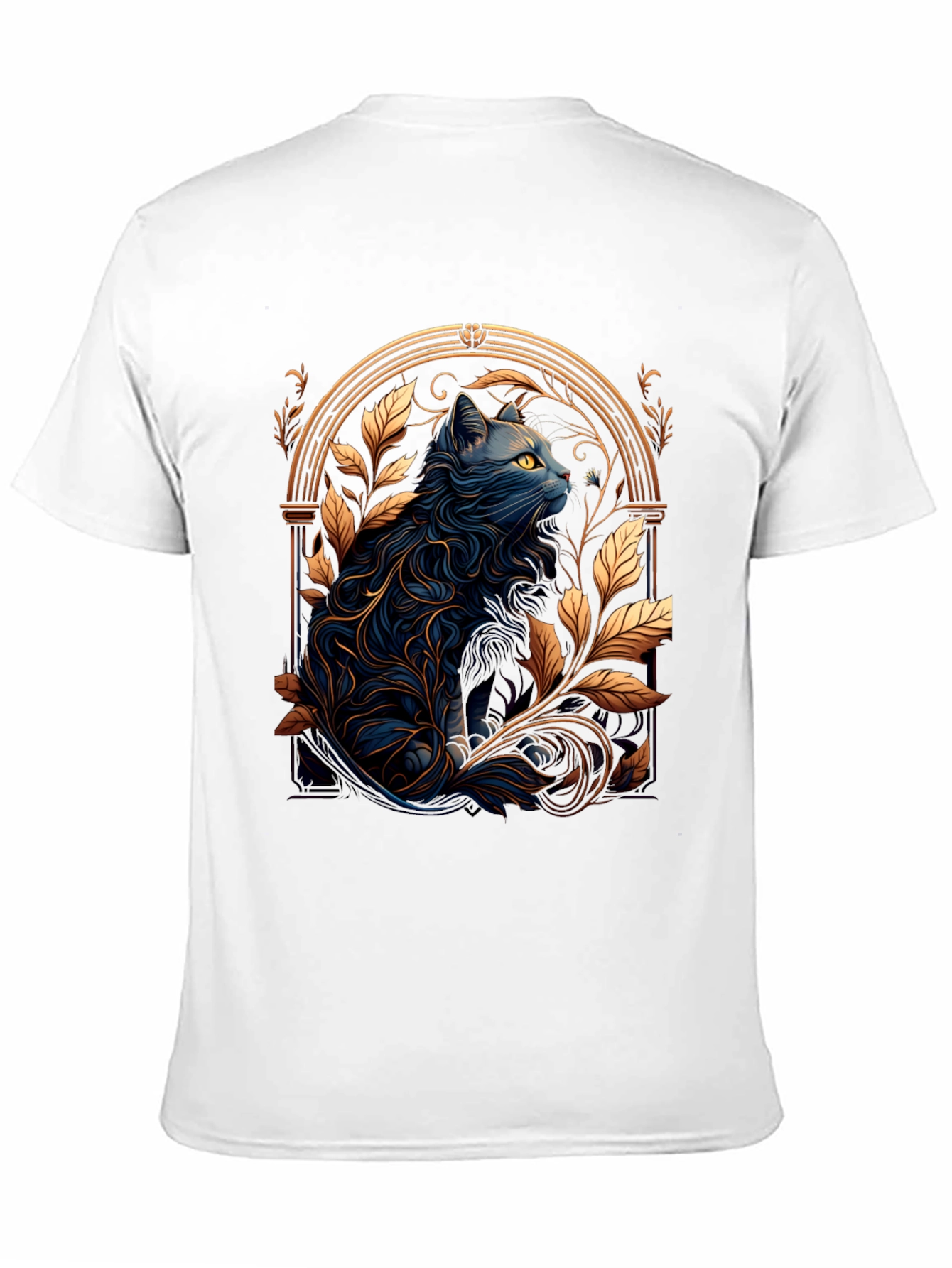 Mystic Cat Graphic Tee - Unique Design
