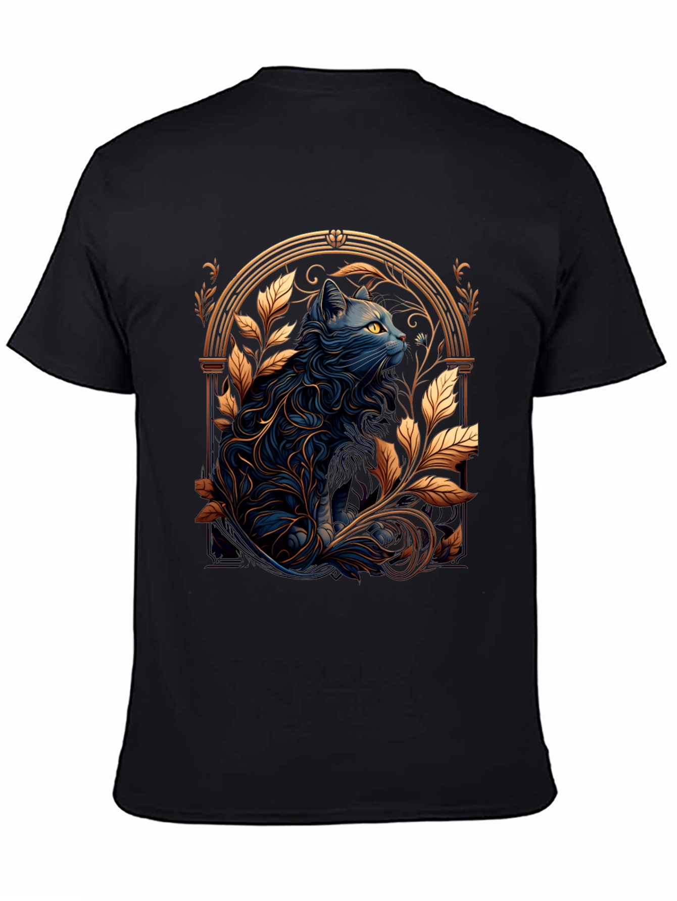 Mystic Cat Graphic Tee - Unique Design