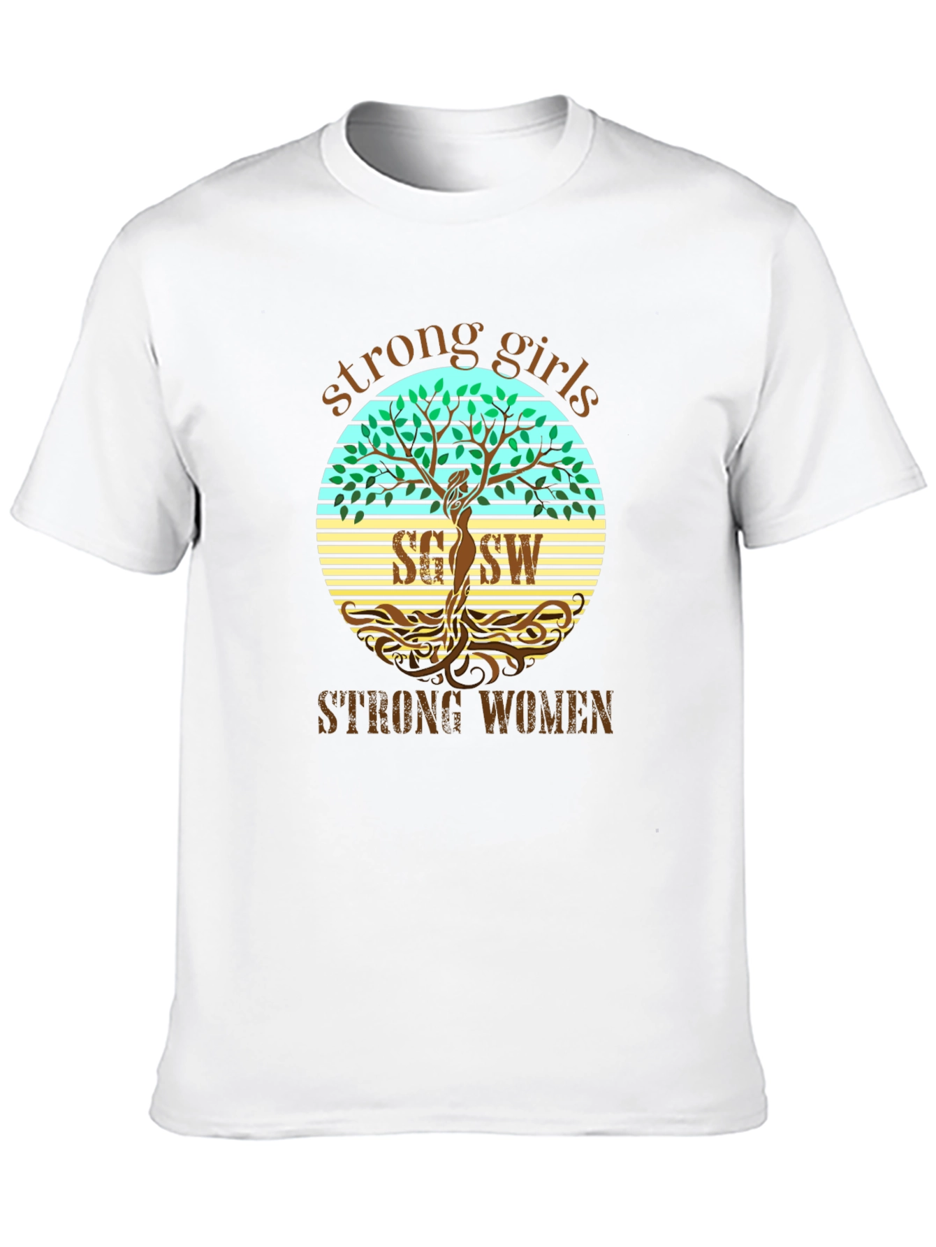 Strong Girls Strong Women Graphic T-Shirt
