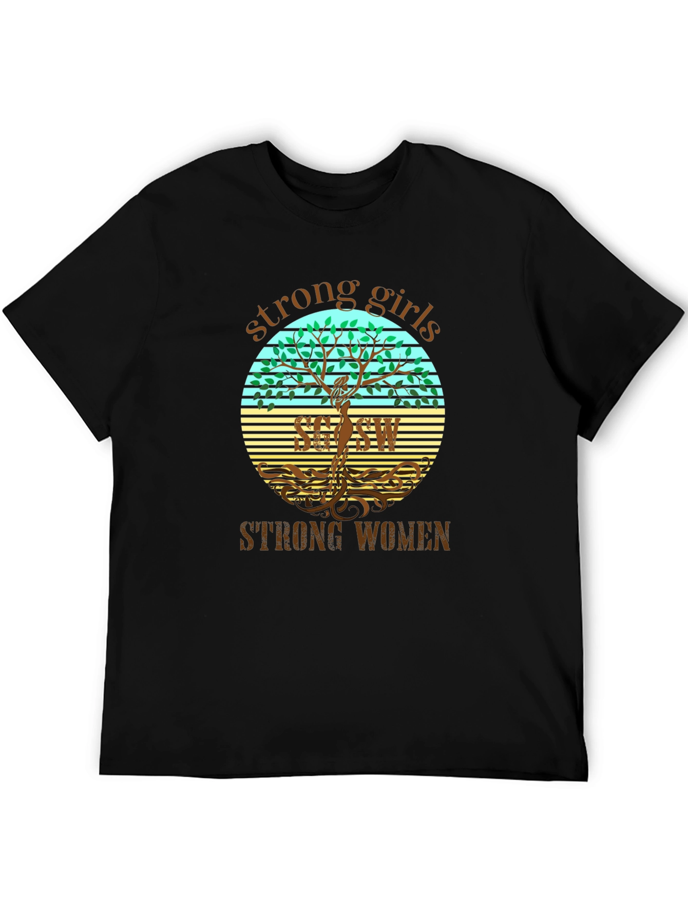 Strong Girls Strong Women Graphic T-Shirt