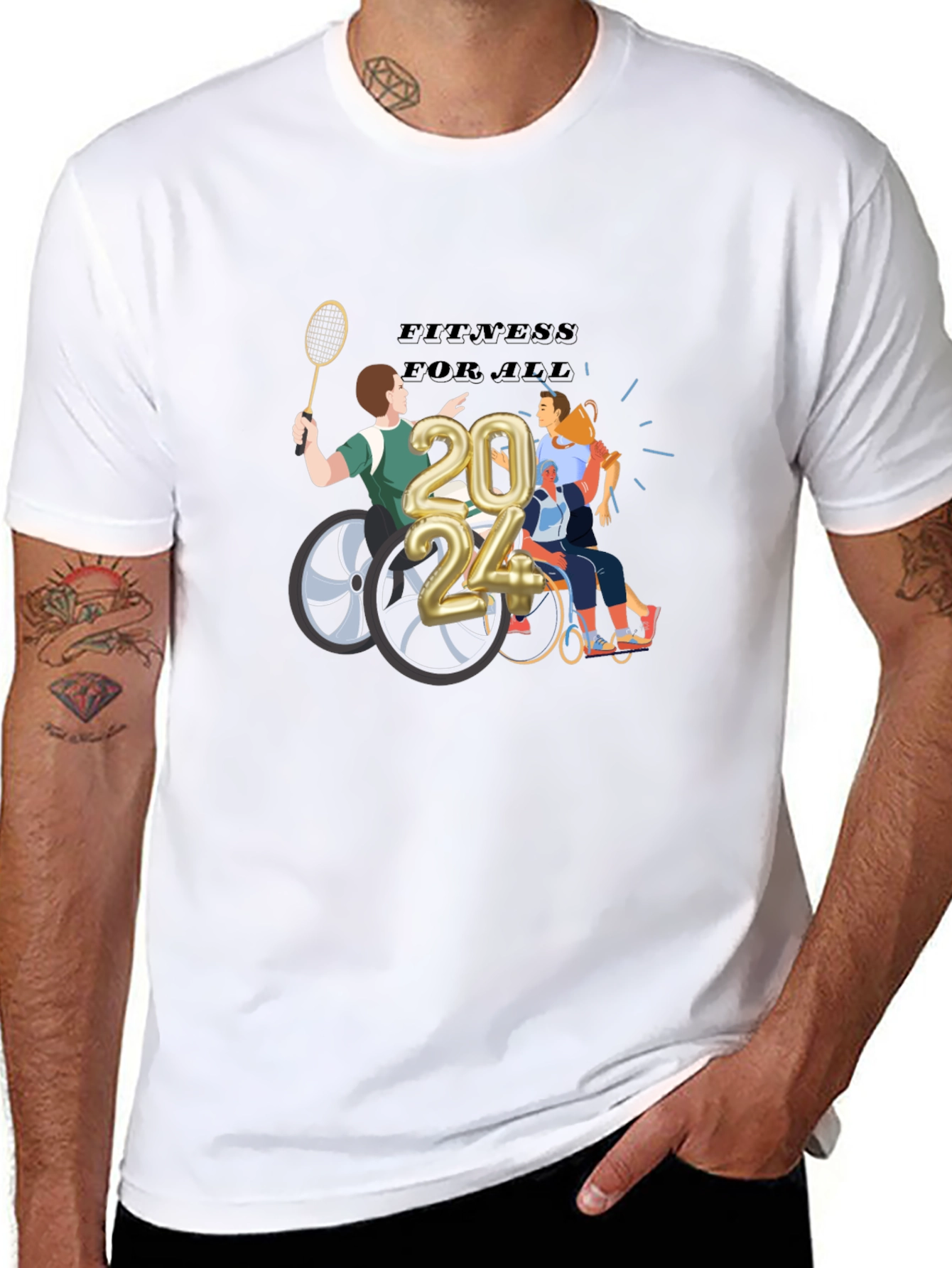 Fitness for All 2024 Graphic T-Shirt
