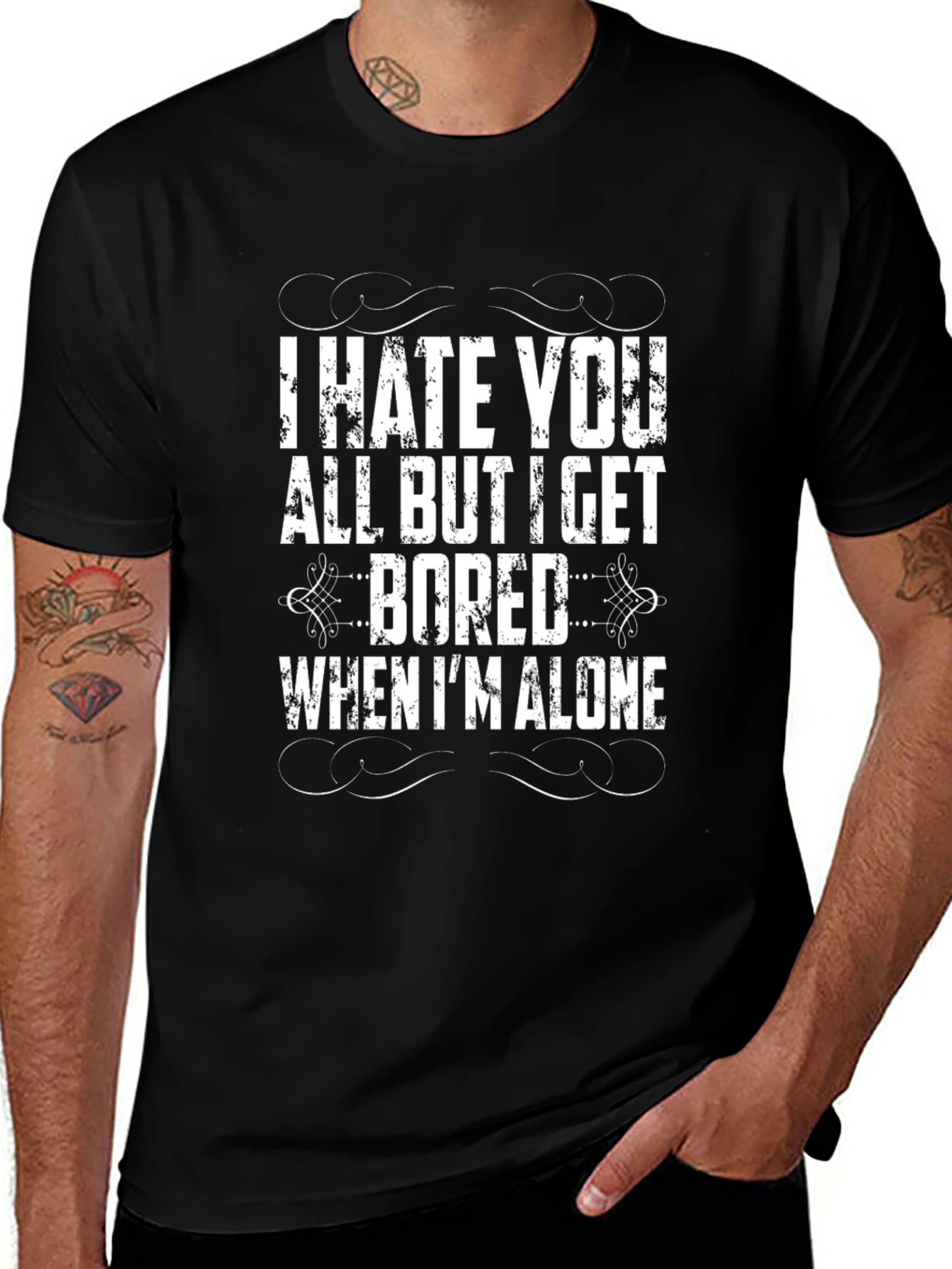 I Hate You All But T-Shirt