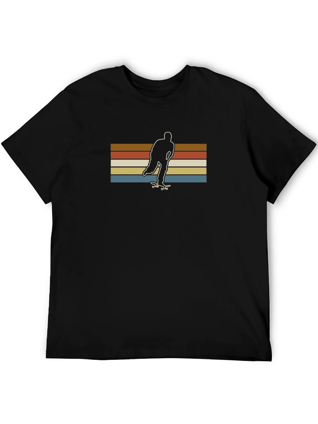 Retro Skateboarder Graphic T-Shirt