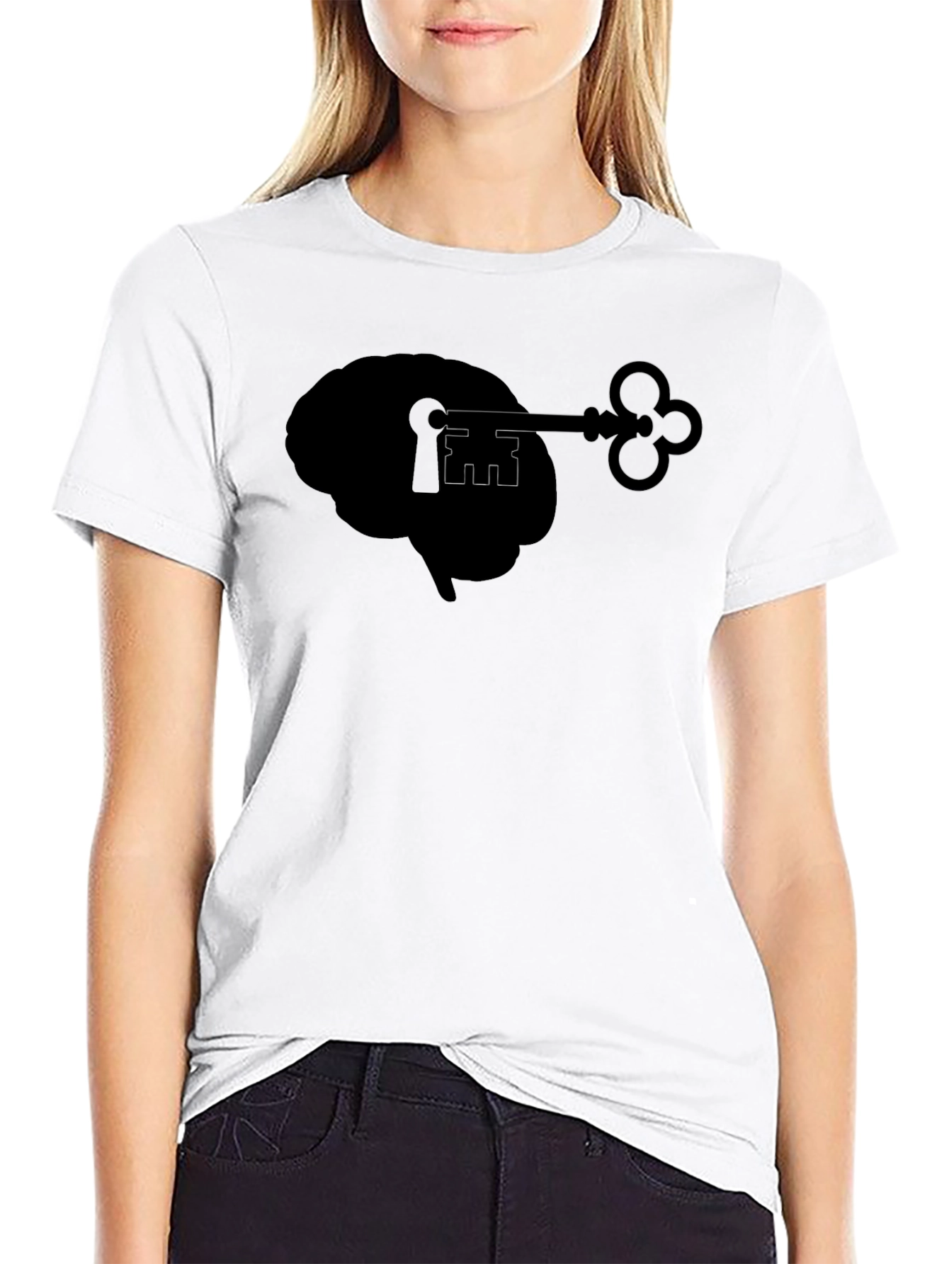 Brain Key T-Shirt - Unlock Your Mind