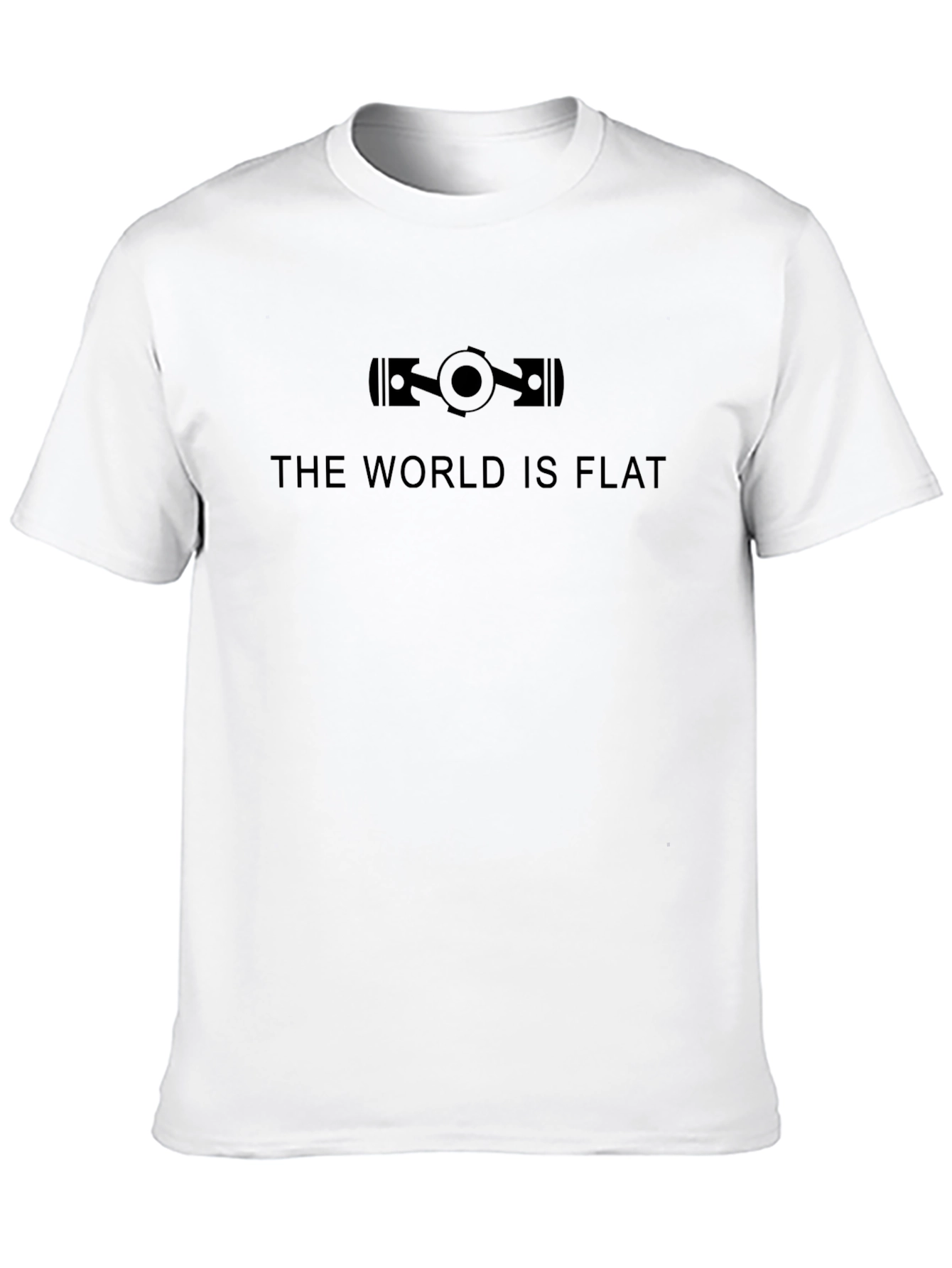 The World Is Flat Funny T-Shirt