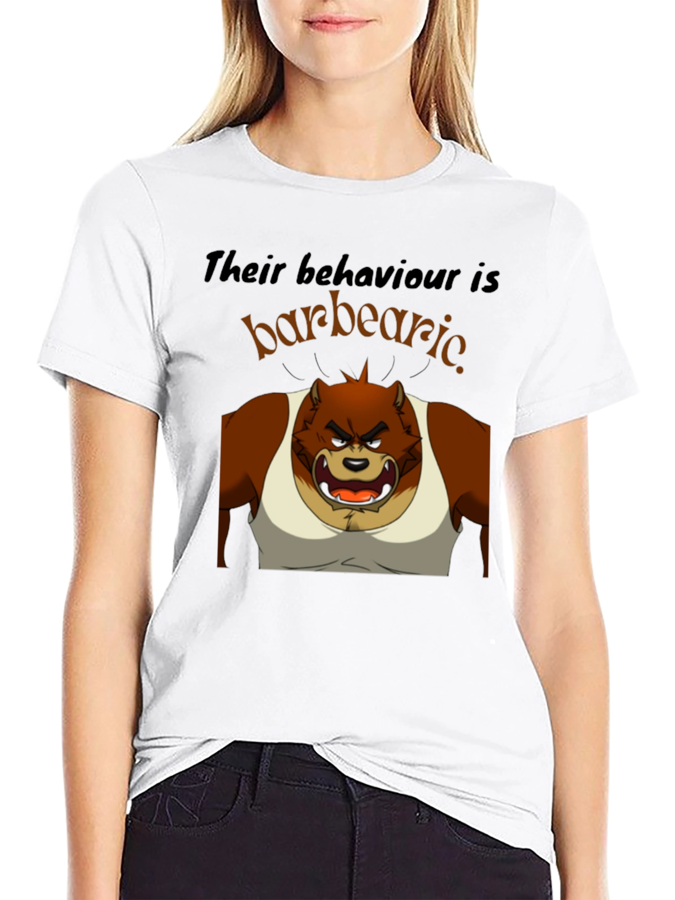 Barbearic Cartoon Bear T-Shirt