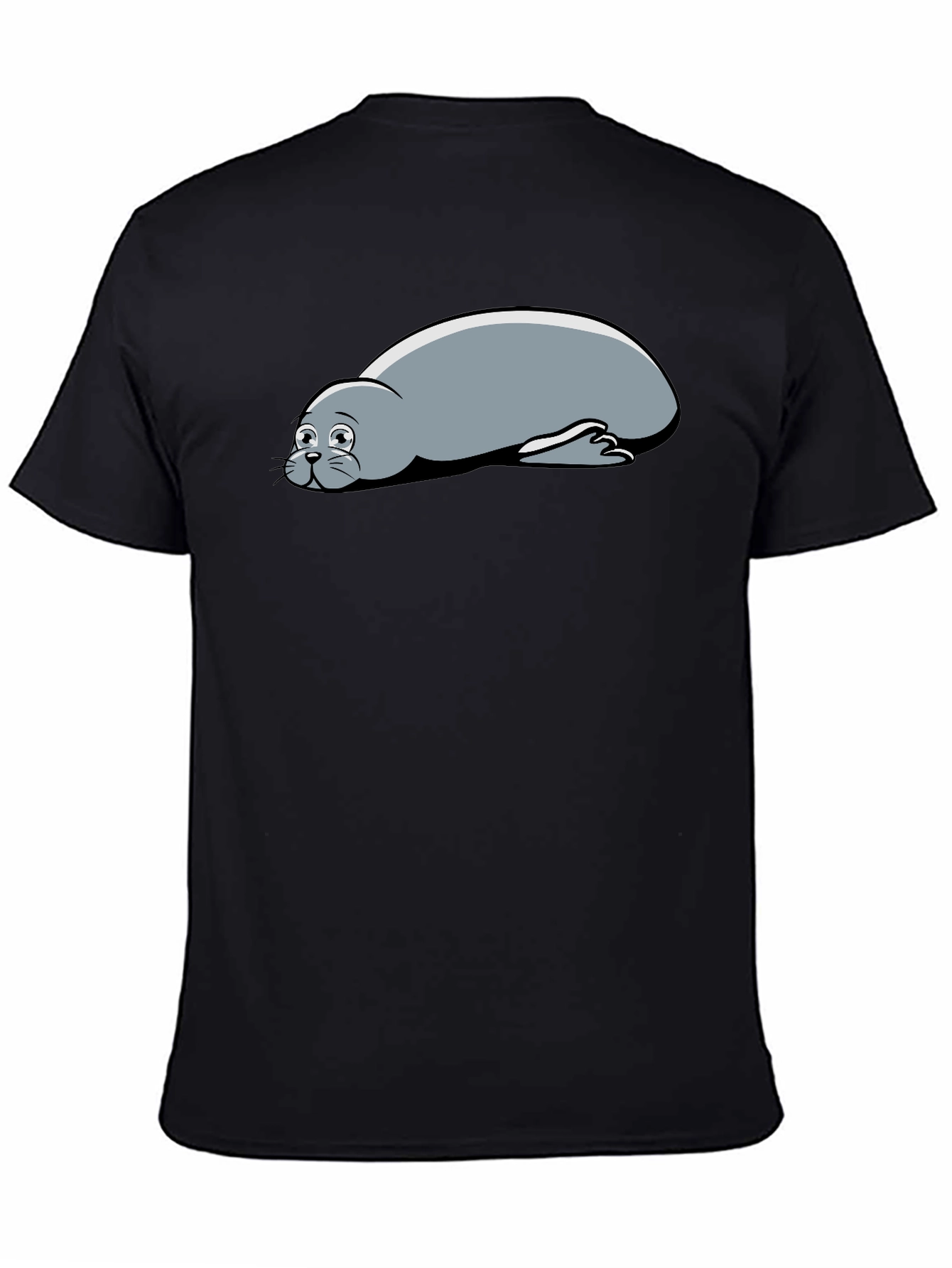 Seal Graphic Black T-Shirt