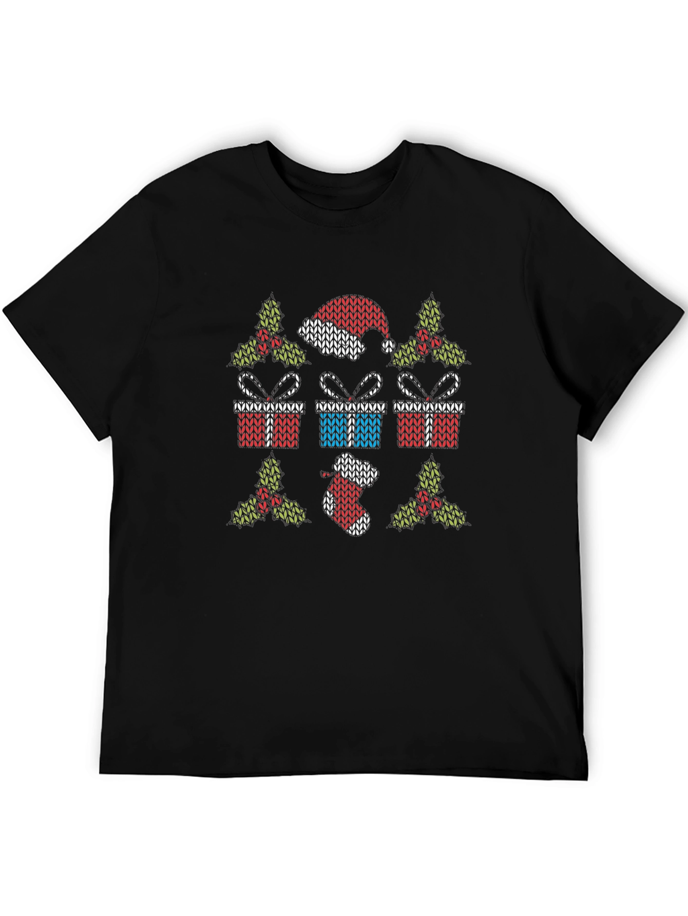 Festive Knit Christmas Graphic Tee