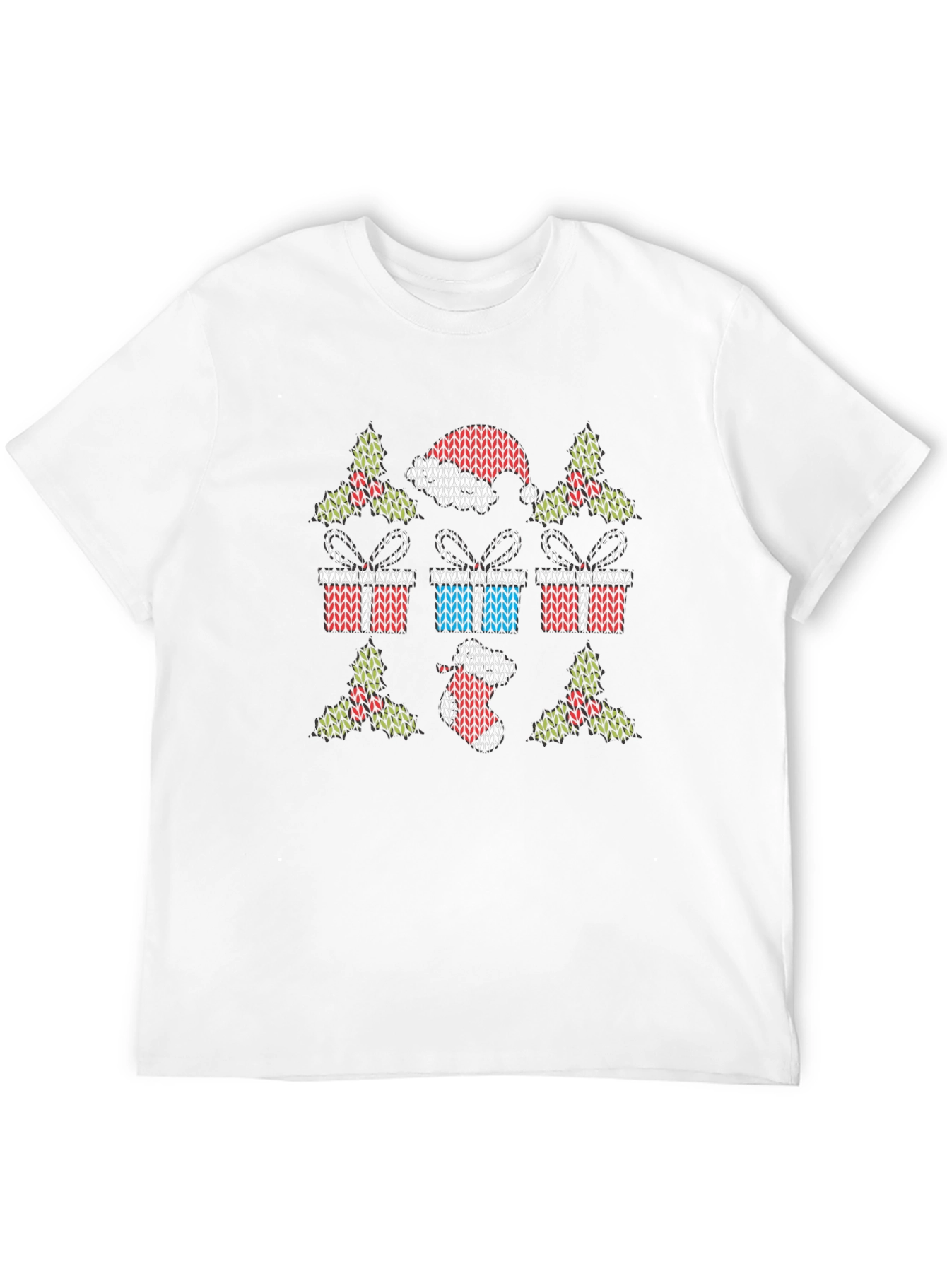 Festive Knit Christmas Graphic Tee