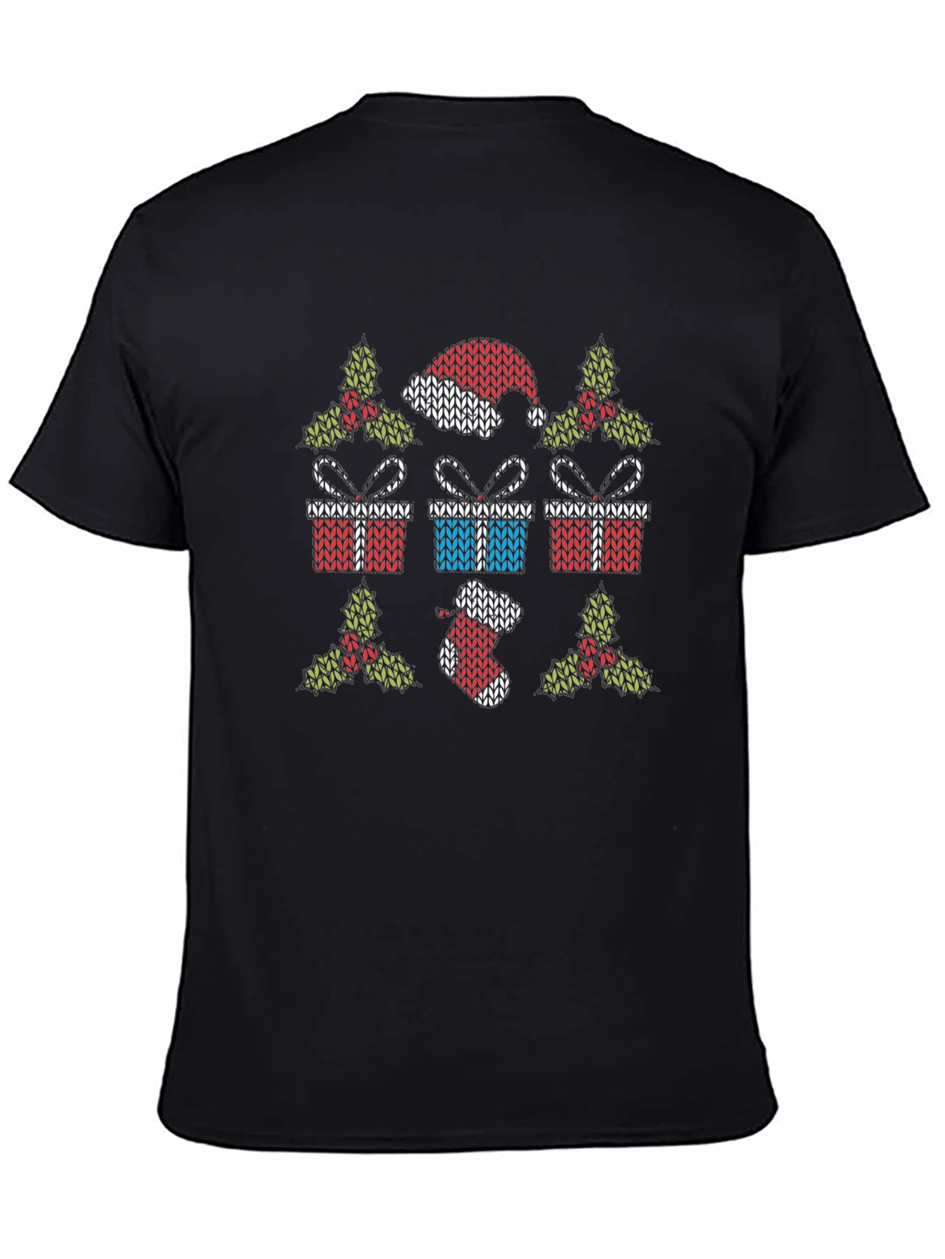 Festive Knit Christmas Graphic Tee