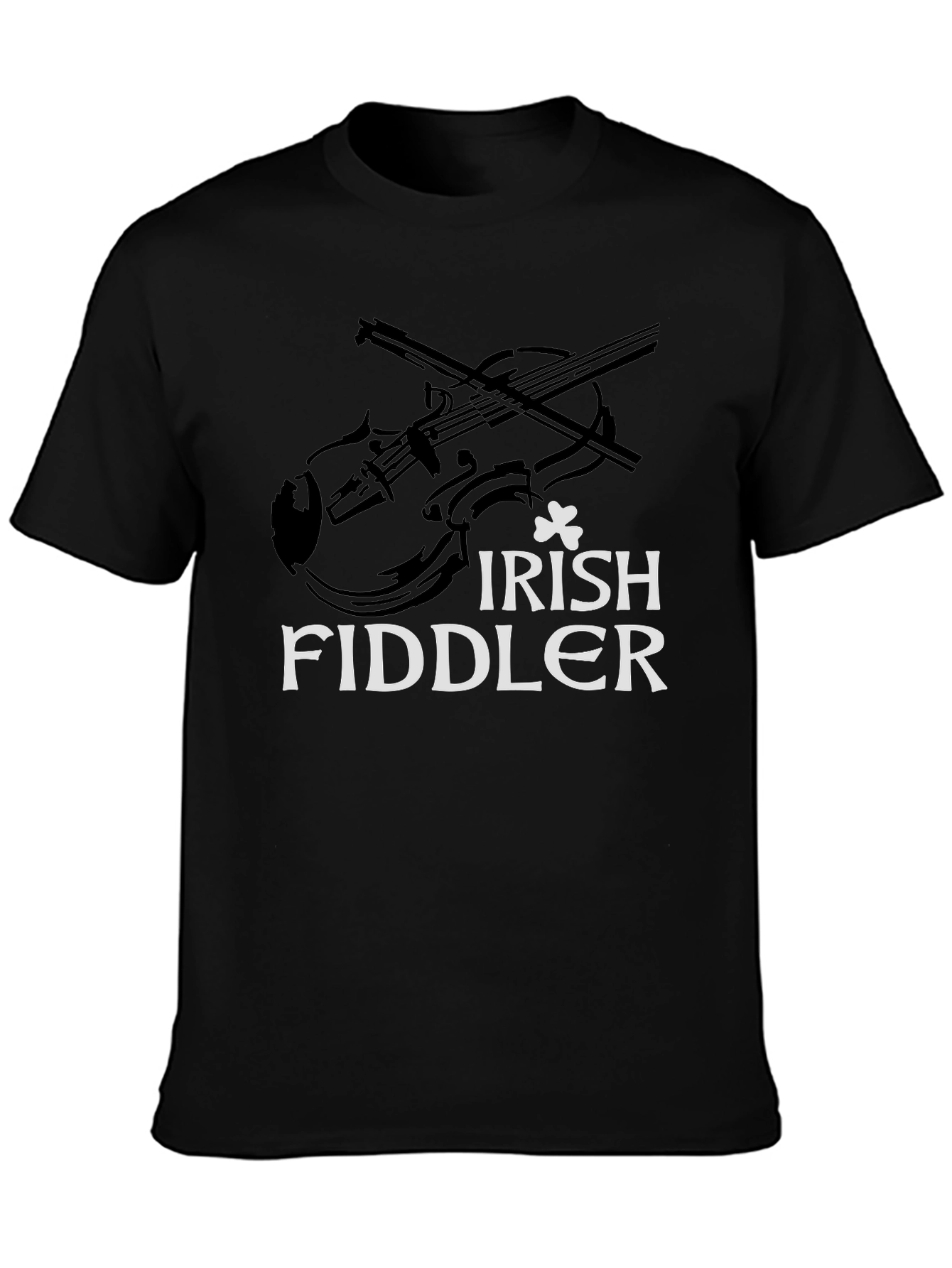 Irish Fiddler Graphic T-Shirt - St. Patricks Day