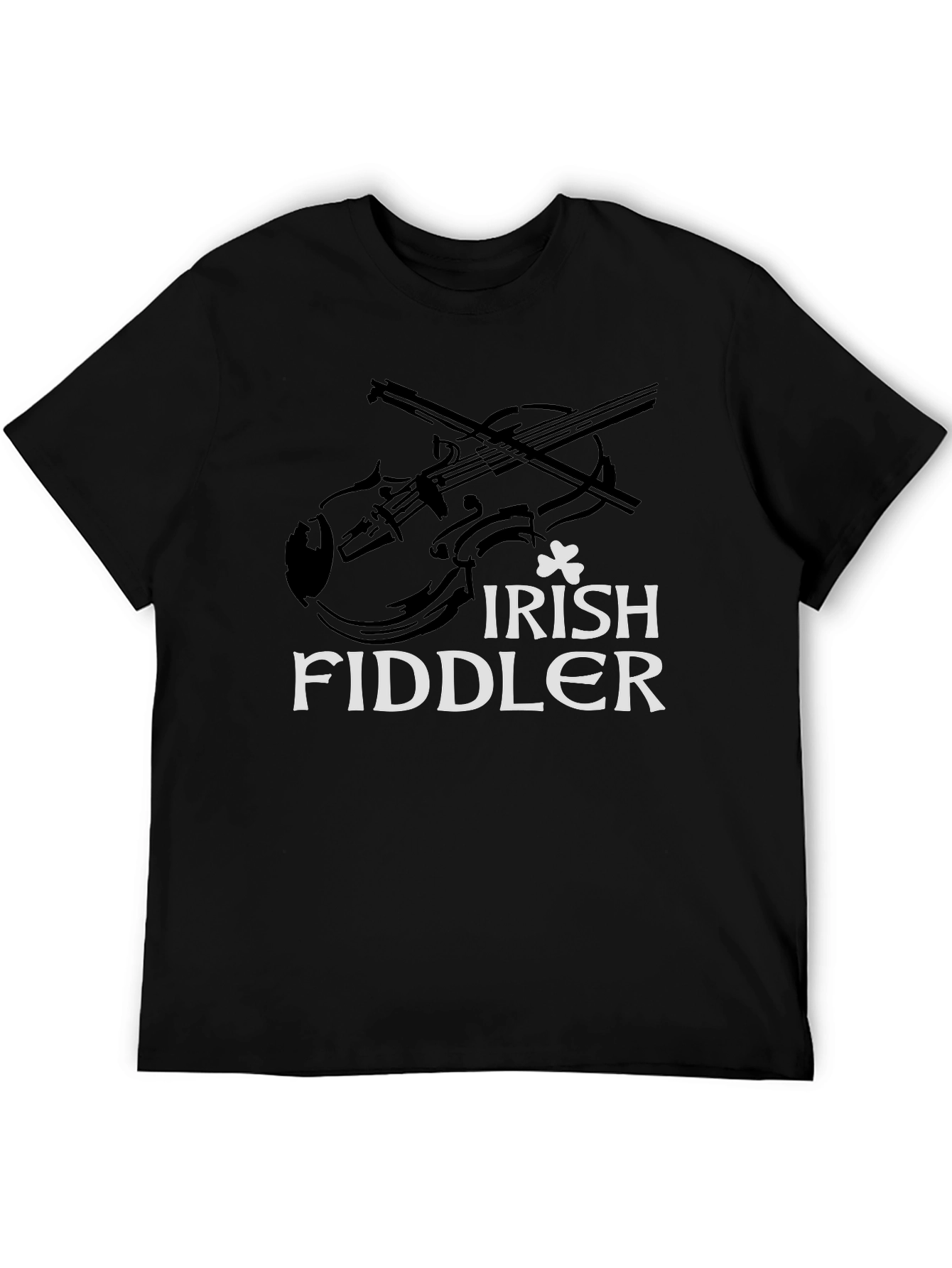 Irish Fiddler Graphic T-Shirt - St. Patricks Day