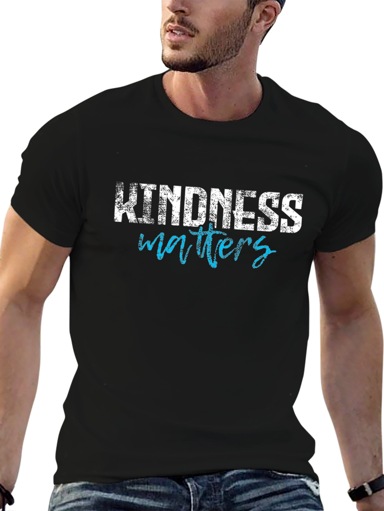 Kindness Matters Graphic Tee - Soft Cotton Blend