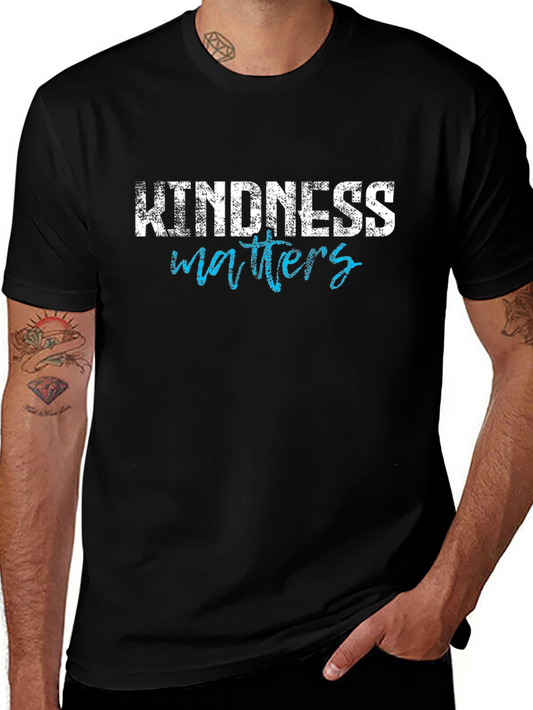 Kindness Matters Graphic Tee - Soft Cotton Blend