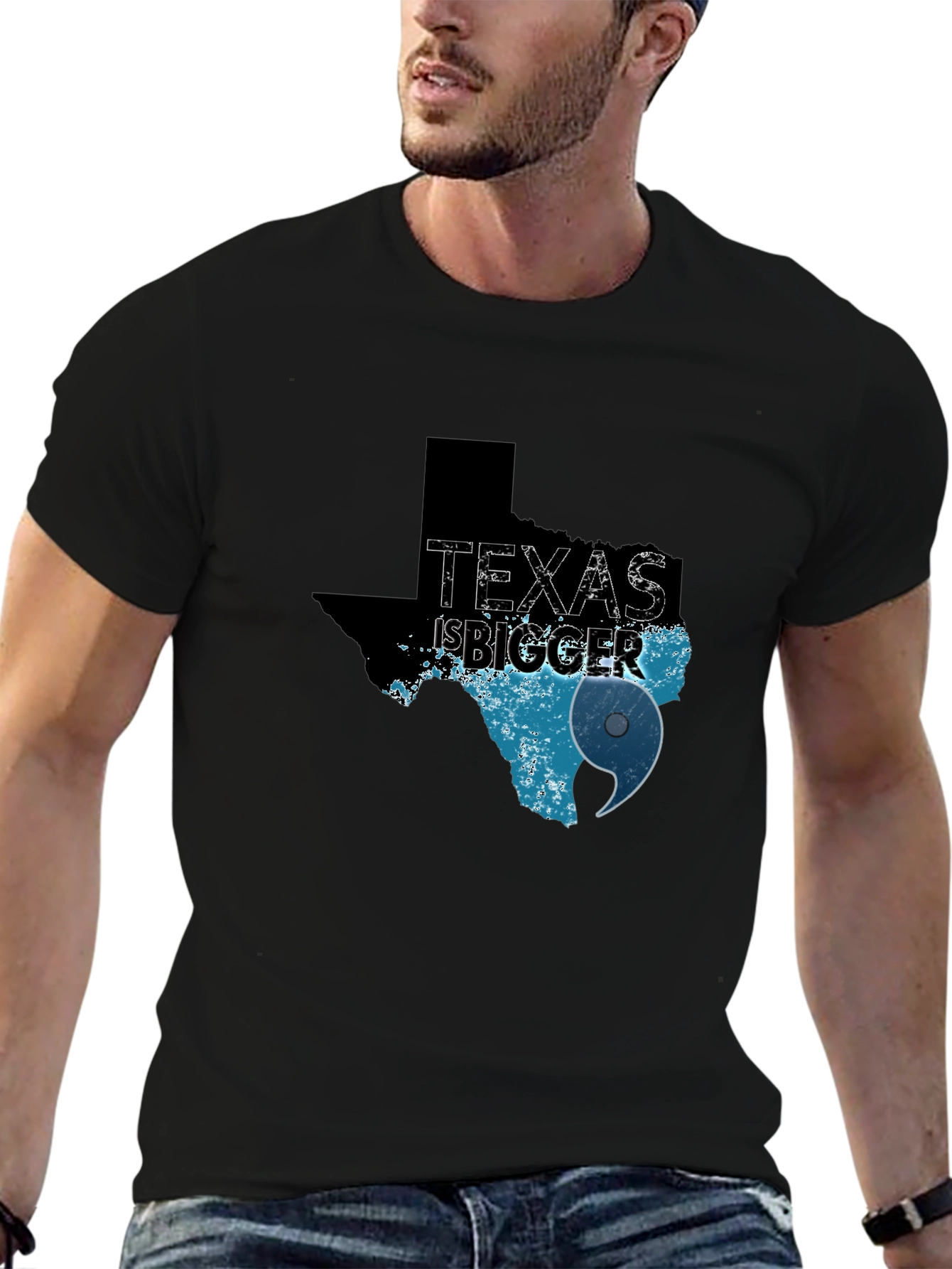 Texas Pride Black Graphic Tee