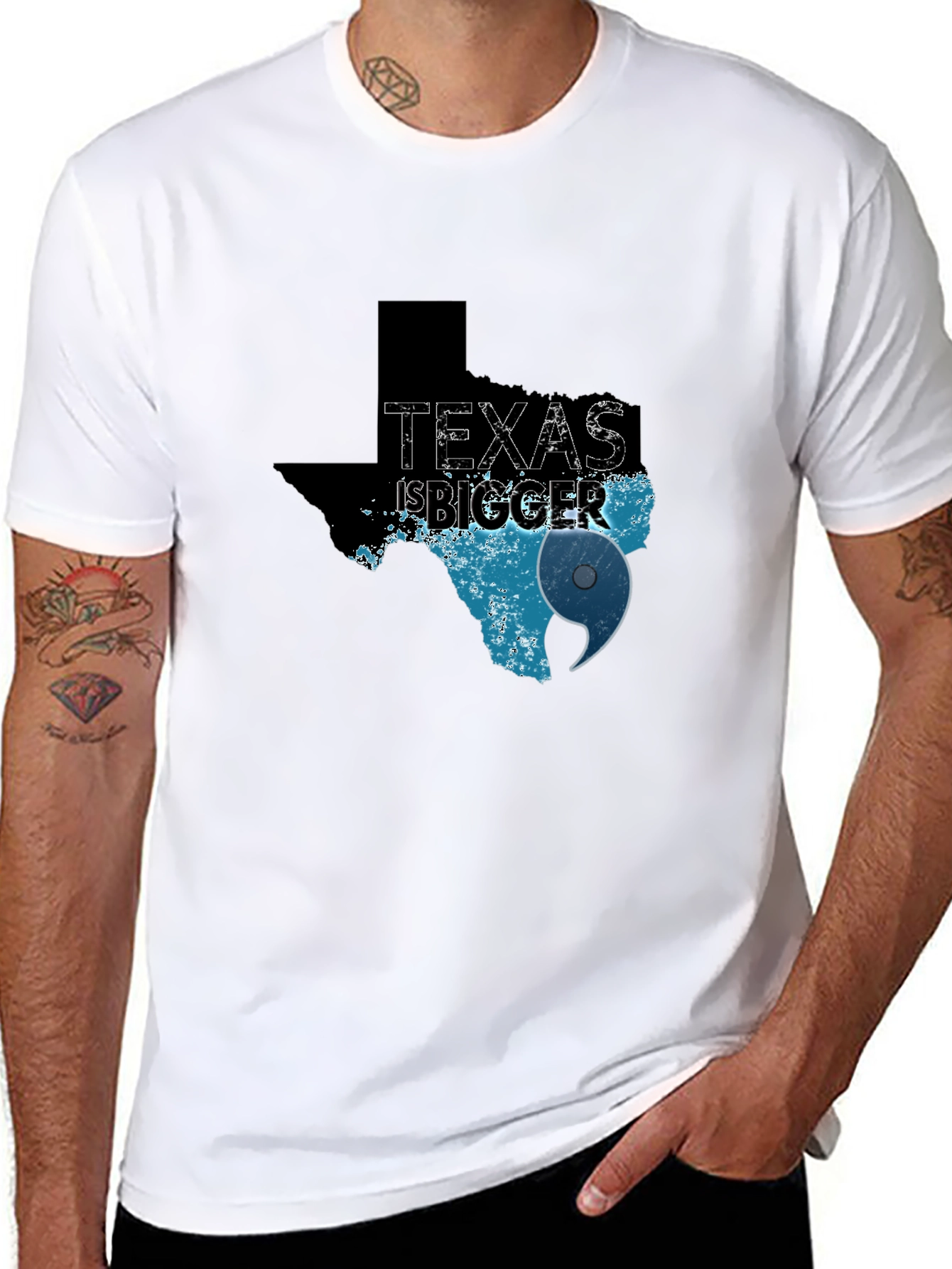 Texas Pride Black Graphic Tee