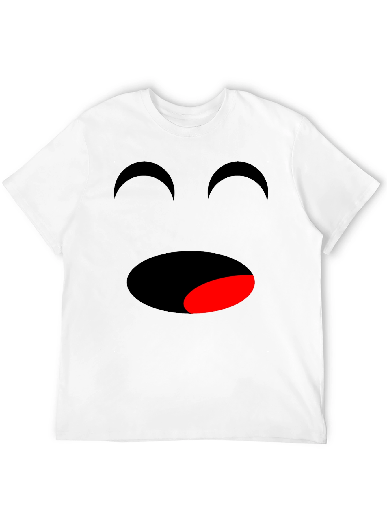 Funny Face Graphic T-Shirt - Black