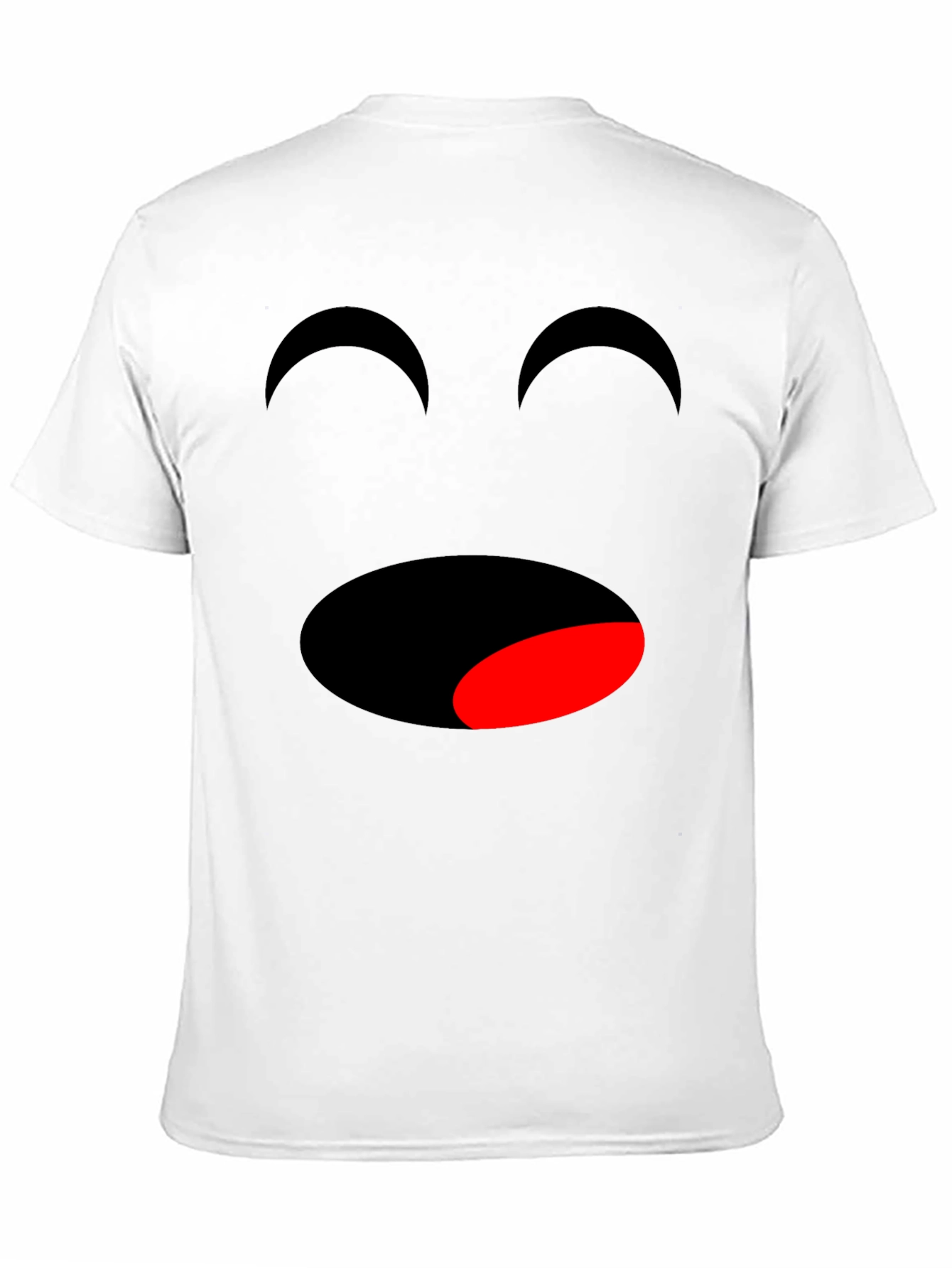Funny Face Graphic T-Shirt - Black