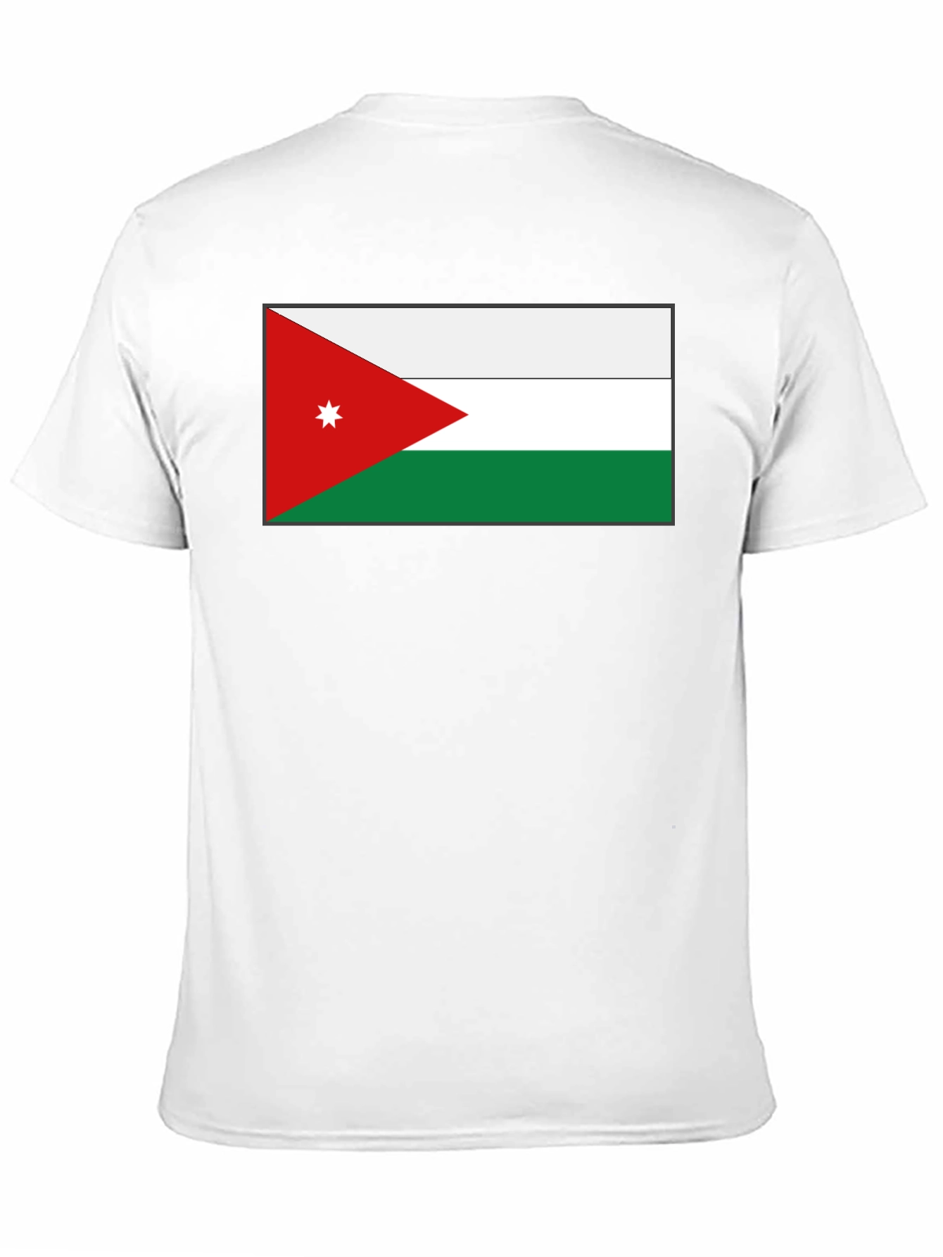 Jordan Flag T-Shirt - Black Cotton Tee