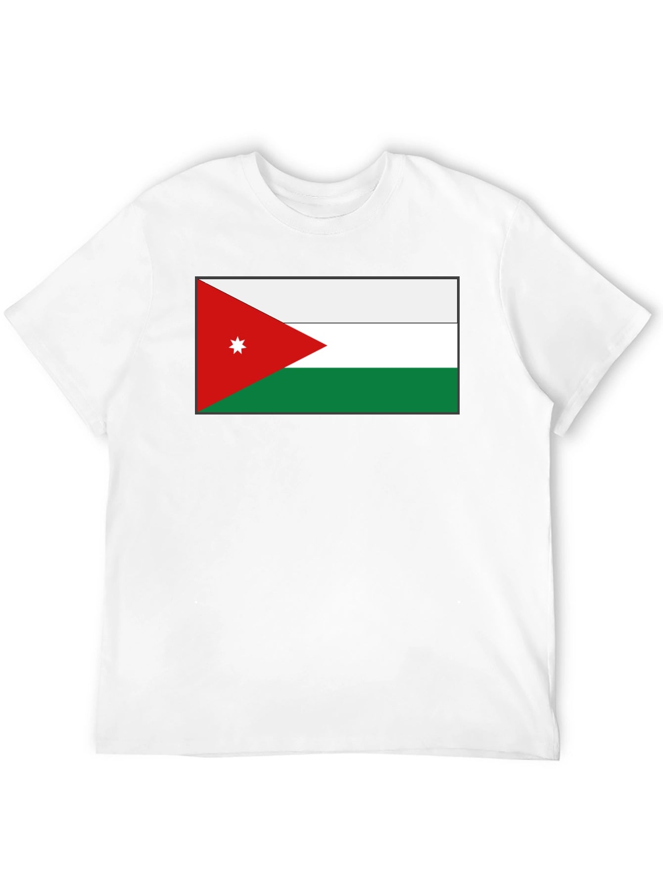 Jordan Flag T-Shirt - Black Cotton Tee