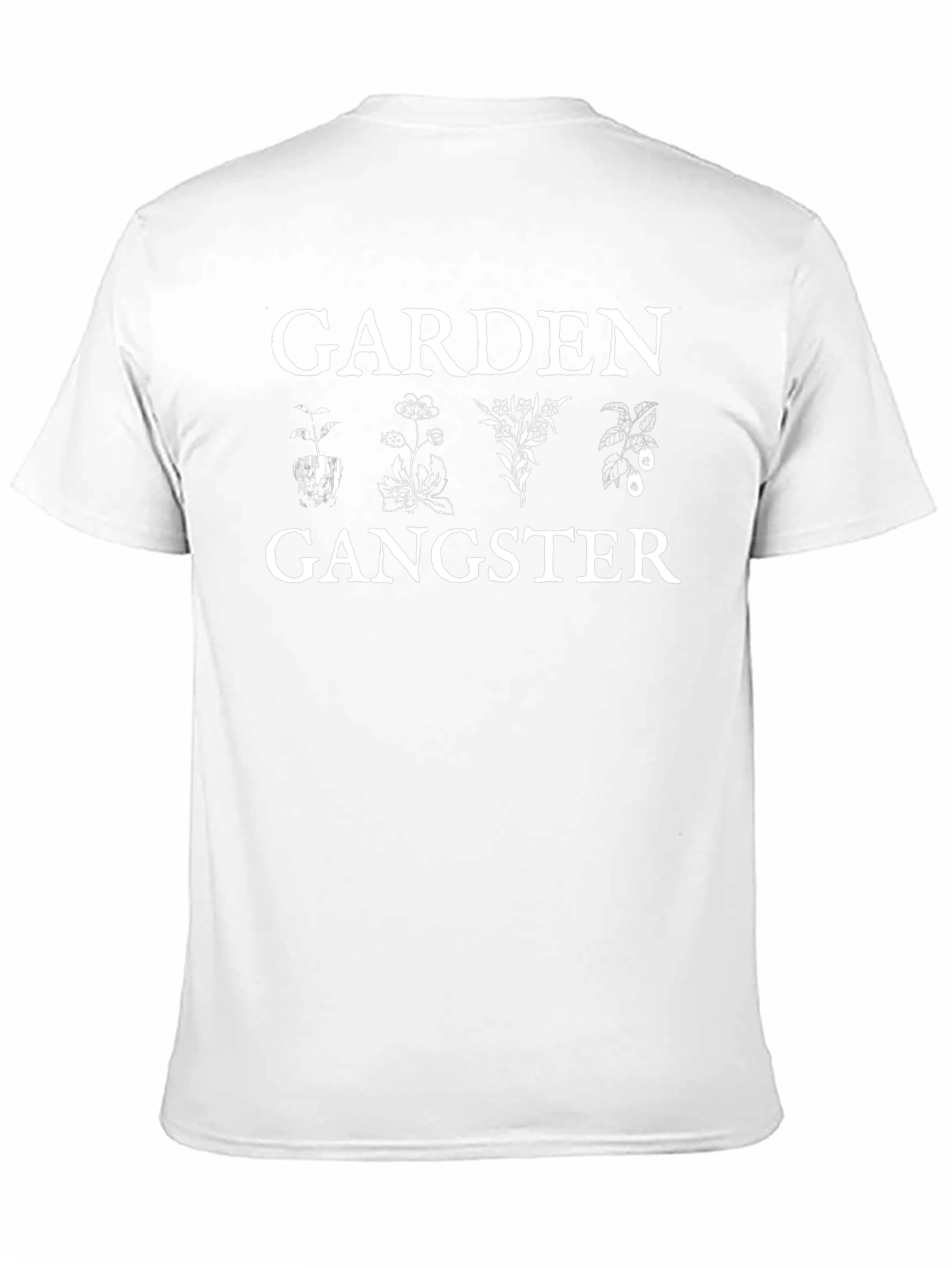 Garden Gangster Black Graphic T-Shirt