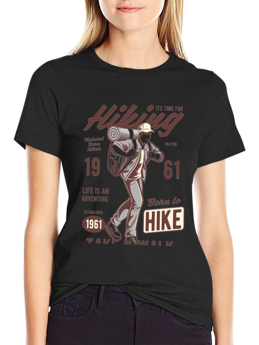 Hiking Adventure Tee - Born to Hike Graphic T-Shirt