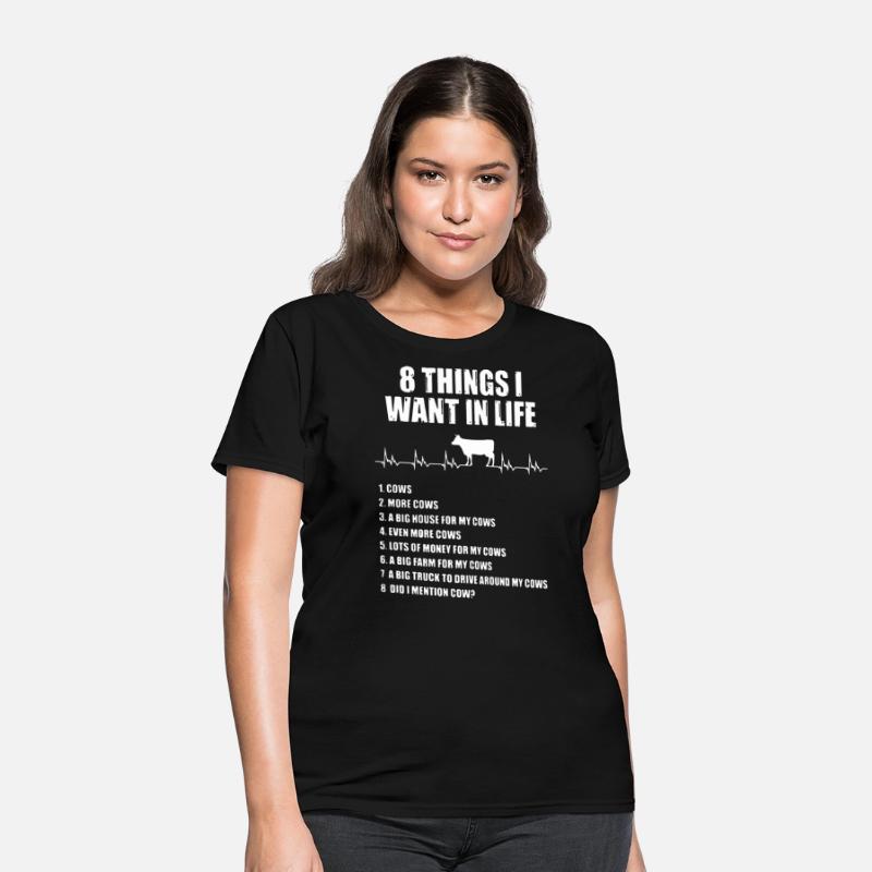 8 things I want in life cow