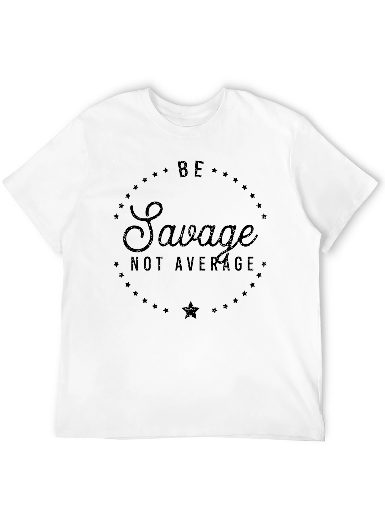Be Savage Tee - Mens Black Graphic T-Shirt