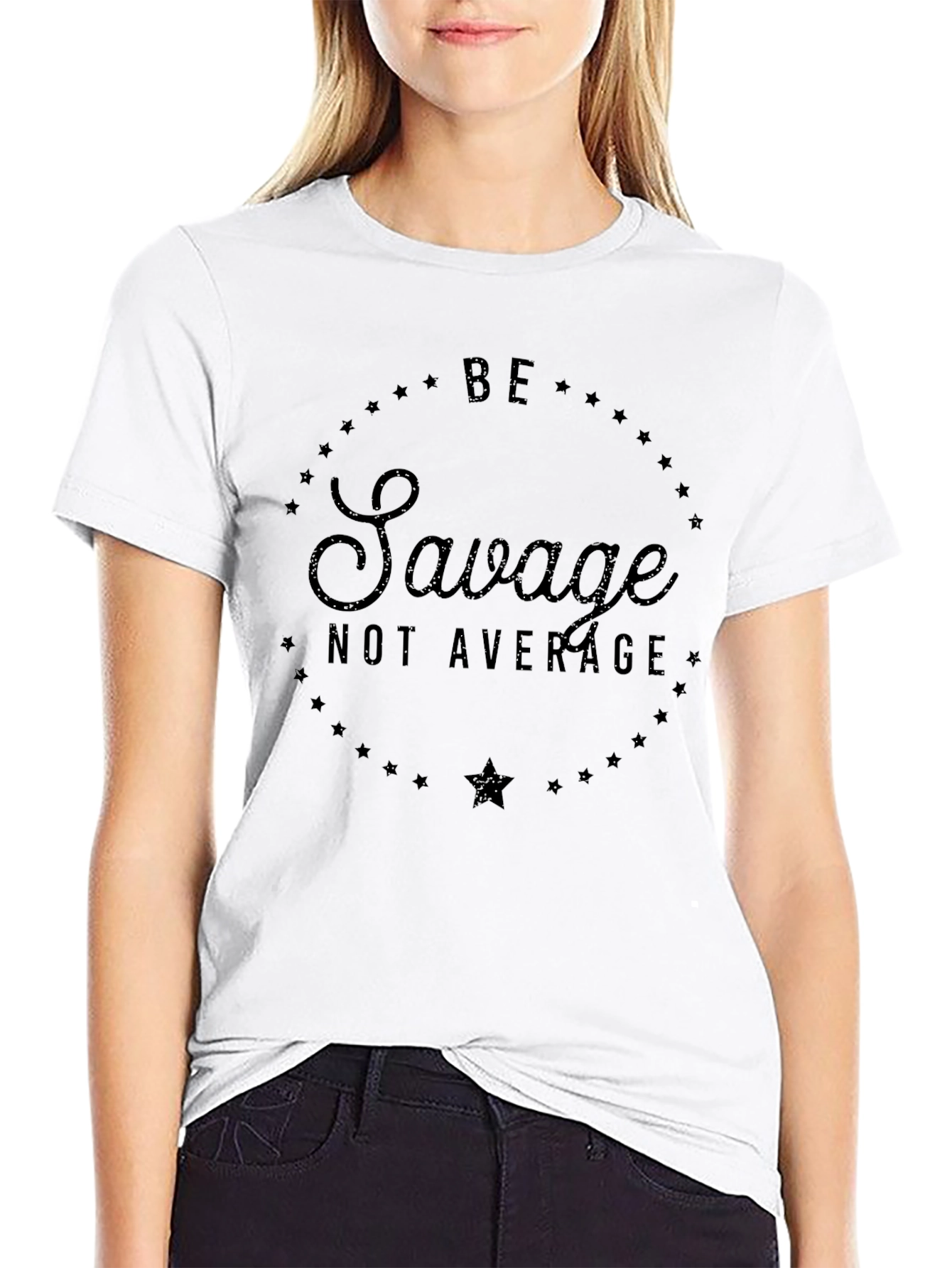 Be Savage Tee - Mens Black Graphic T-Shirt