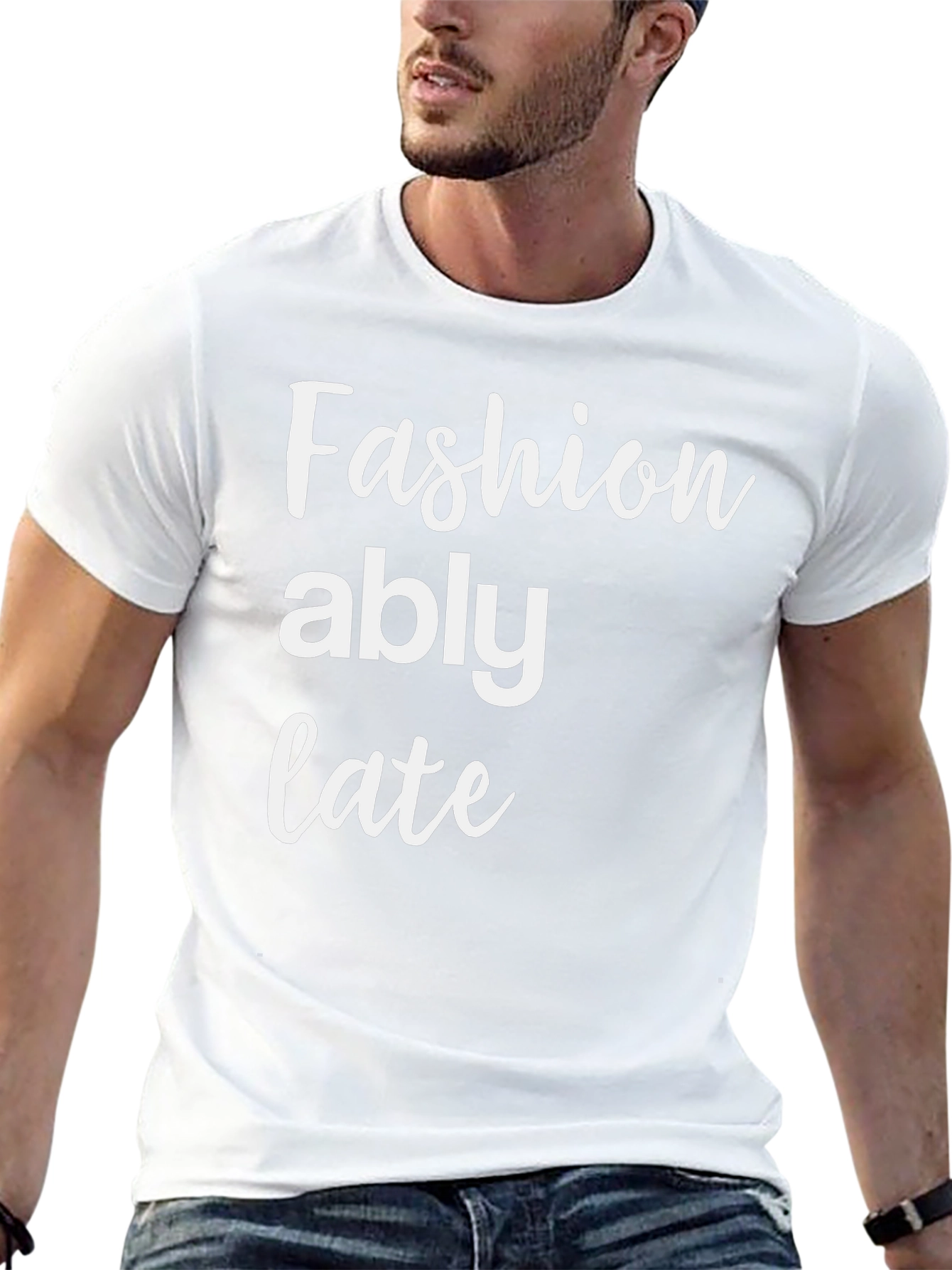 Fashionably Late Graphic Tee - Stylish & Comfortable
