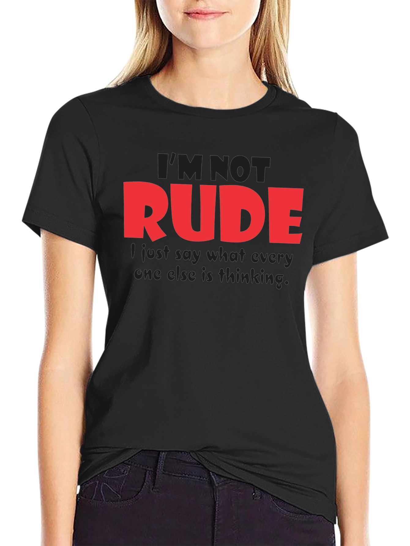 Im Not Rude Funny Graphic Tee