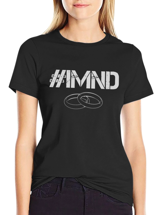 IAMND Rings Graphic T-Shirt - Black Casual Tee