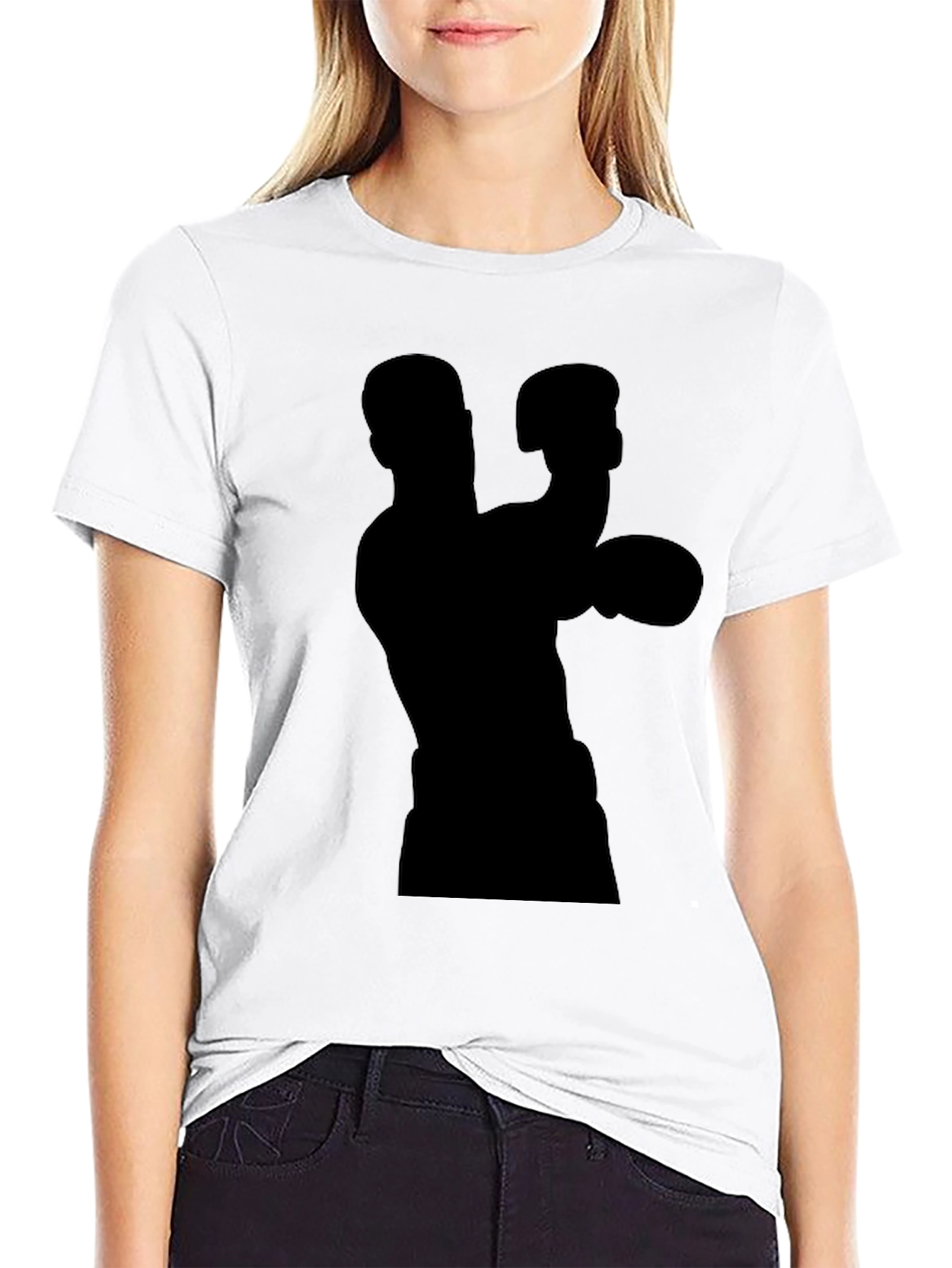 Dad & Kid Silhouette Black T-Shirt