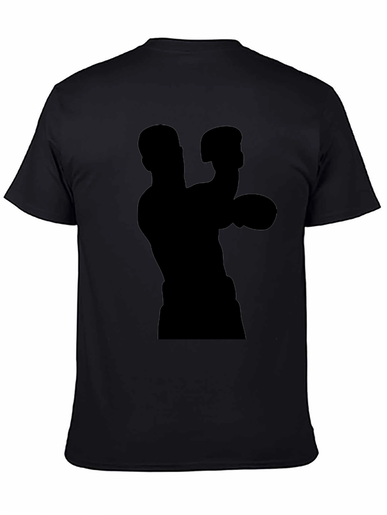 Dad & Kid Silhouette Black T-Shirt