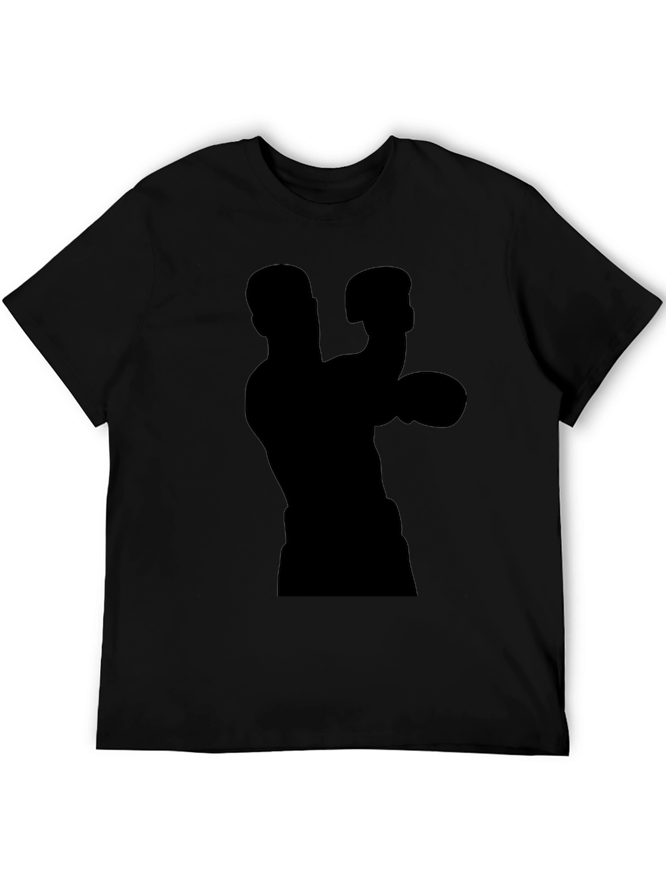 Dad & Kid Silhouette Black T-Shirt