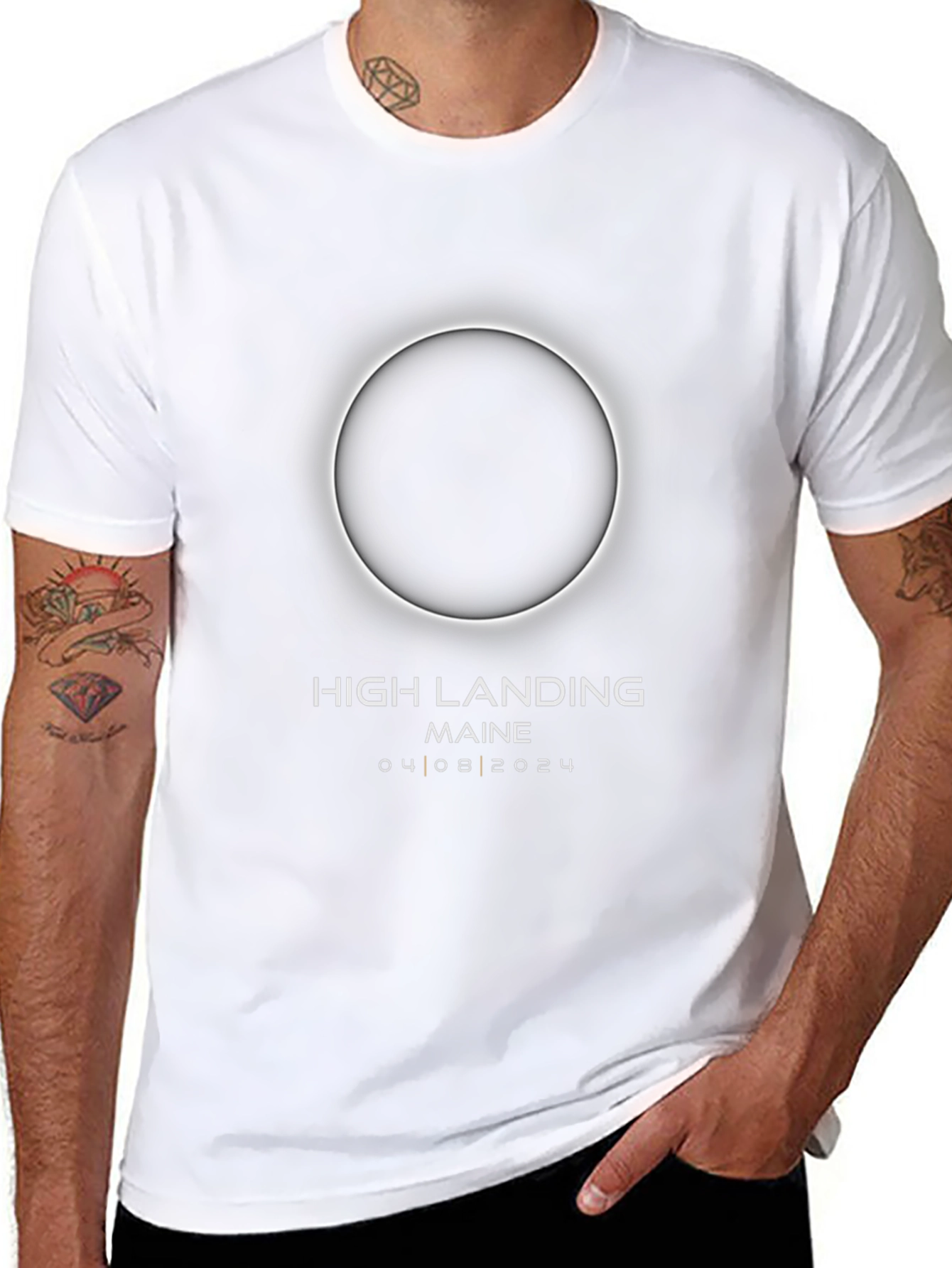 Total Solar Eclipse 2024 T-Shirt - High Landing Maine
