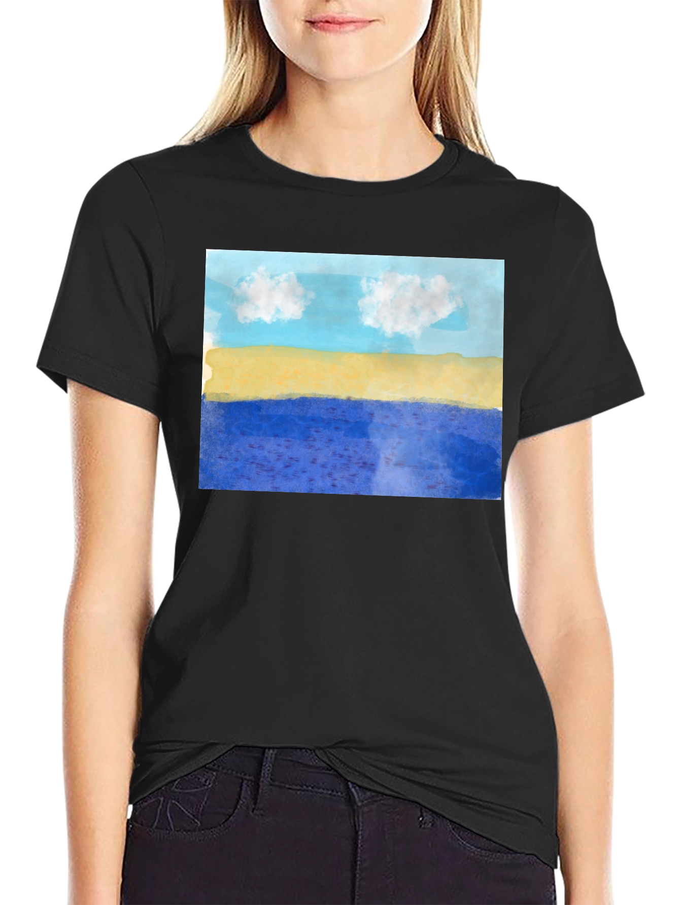 Beach Art Graphic T-Shirt