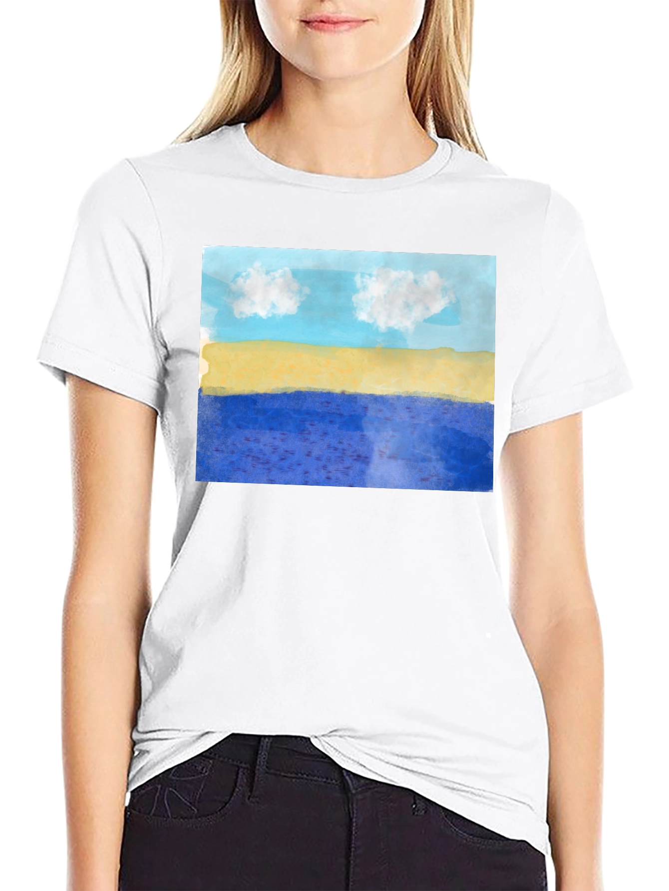 Beach Art Graphic T-Shirt