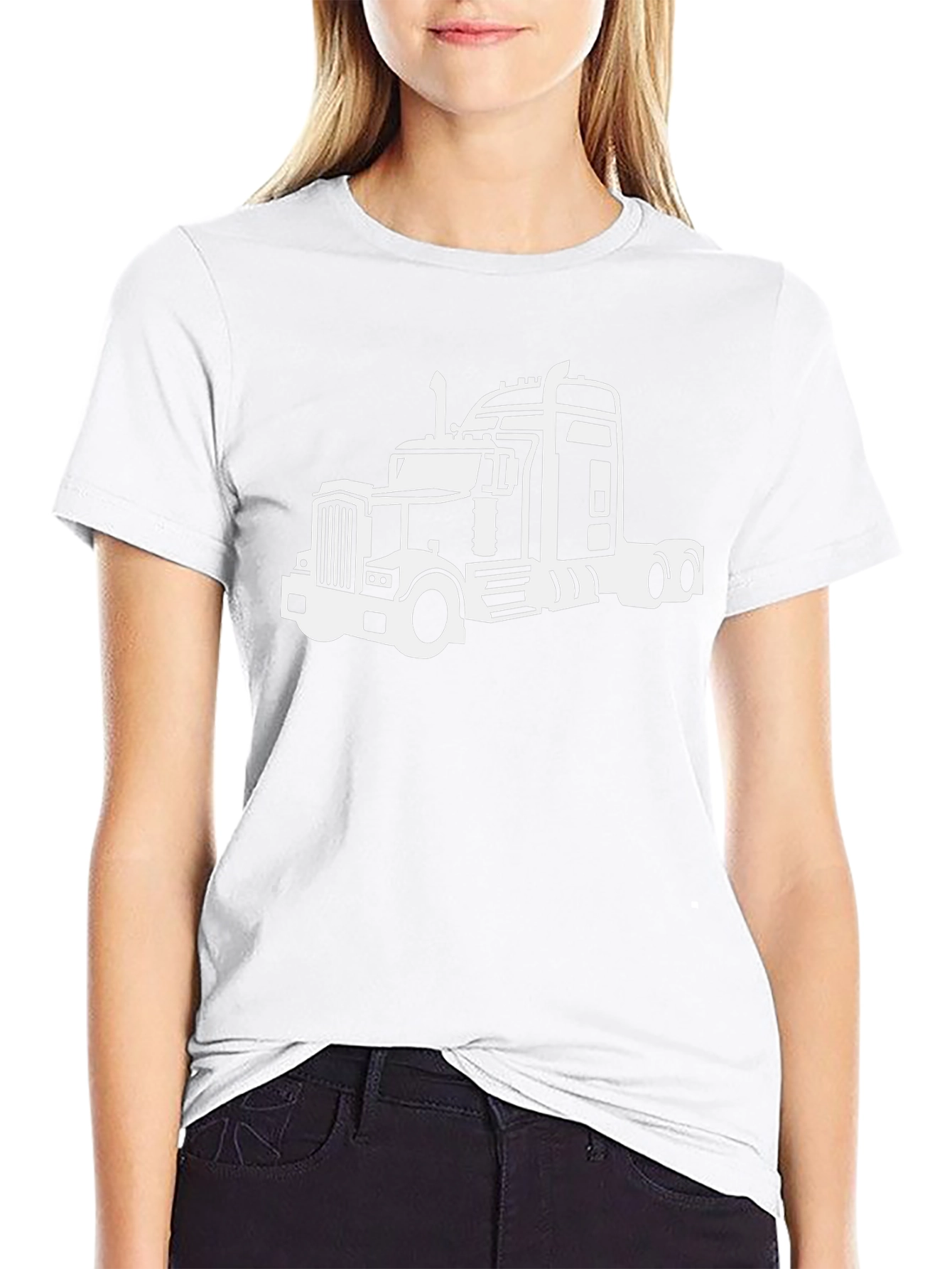 Truck Graphic T-Shirt - Black