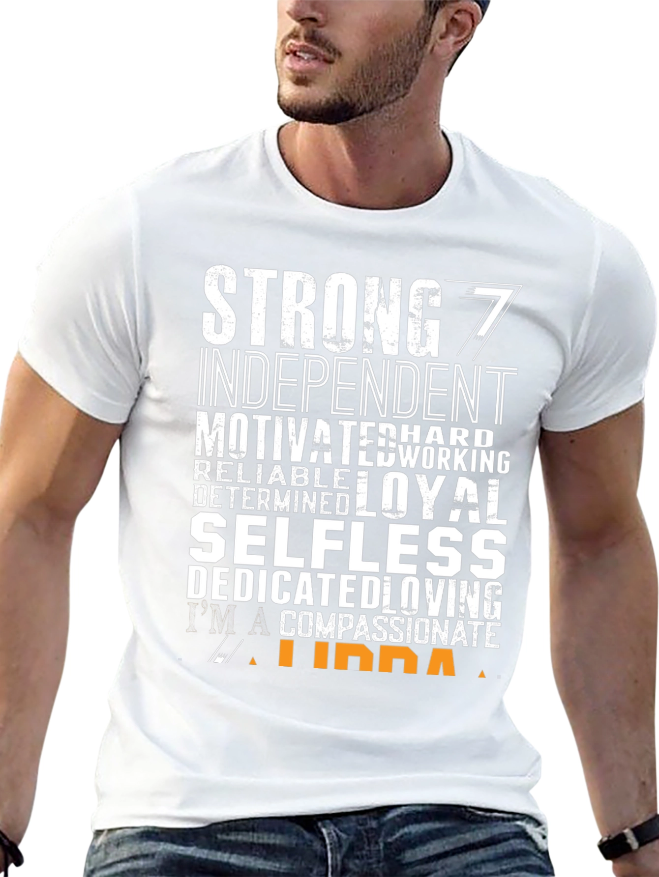 Strong Libra Zodiac Sign T-Shirt