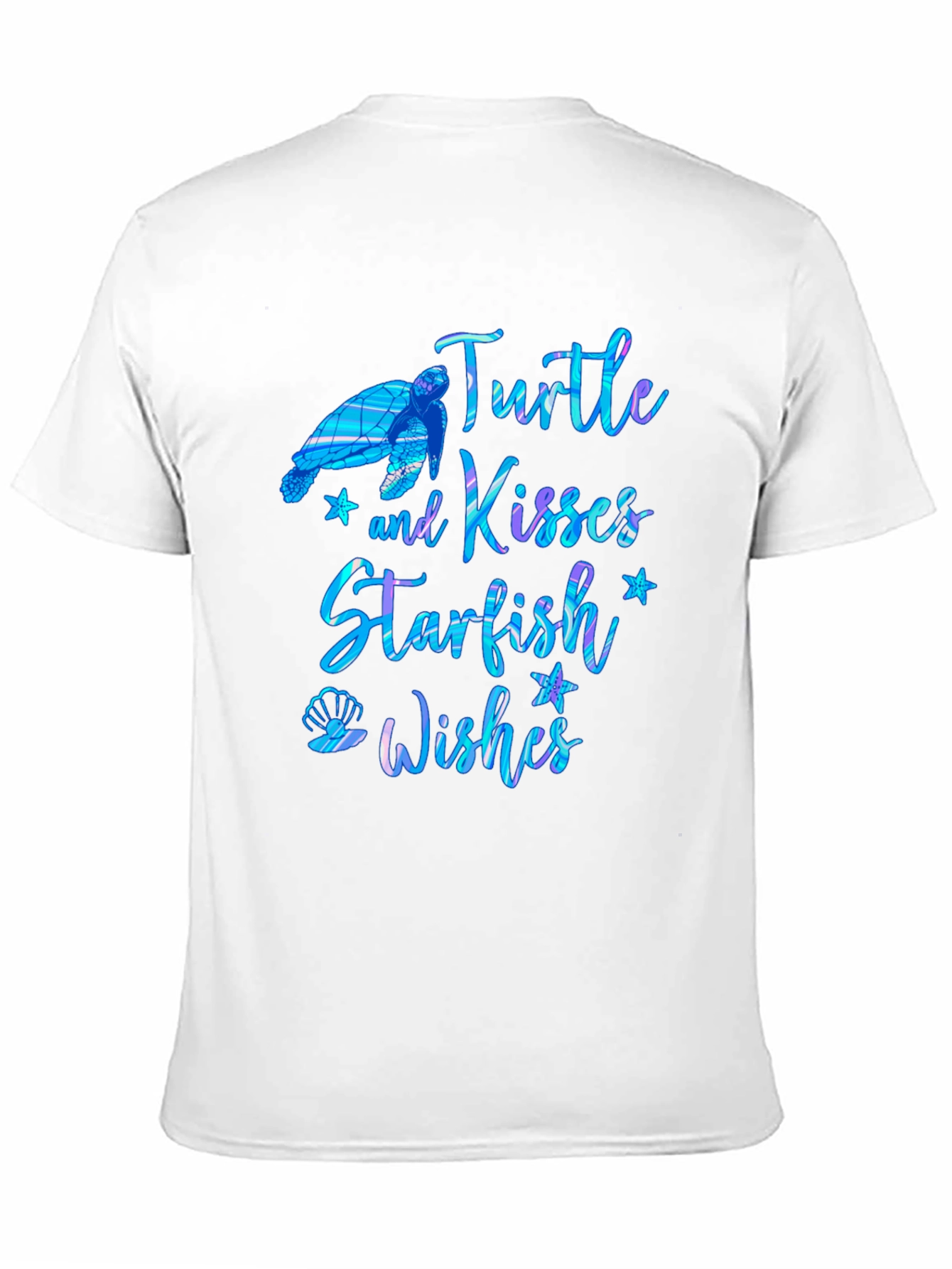 Turtle Kisses Starfish Wishes Graphic T-Shirt