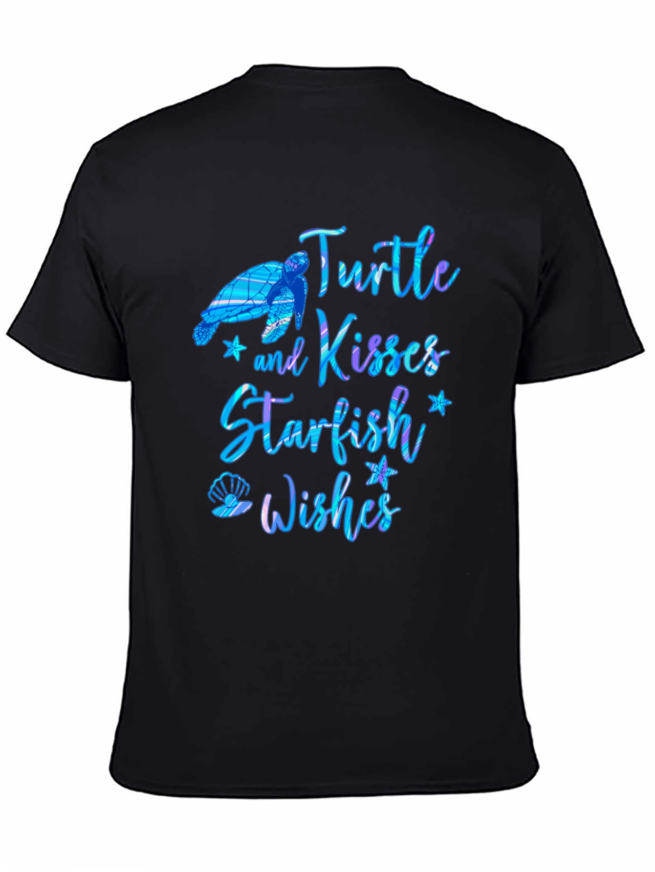 Turtle Kisses Starfish Wishes Graphic T-Shirt