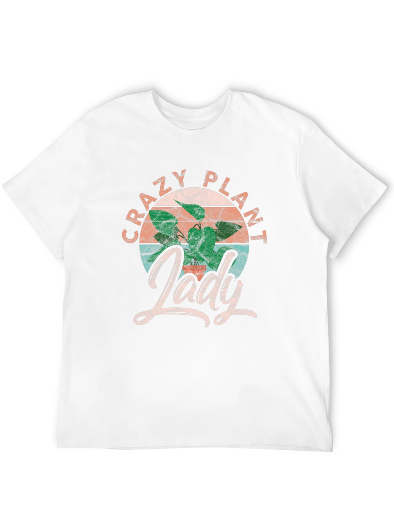 Crazy Plant Lady T-Shirt - Fun Graphic Tee