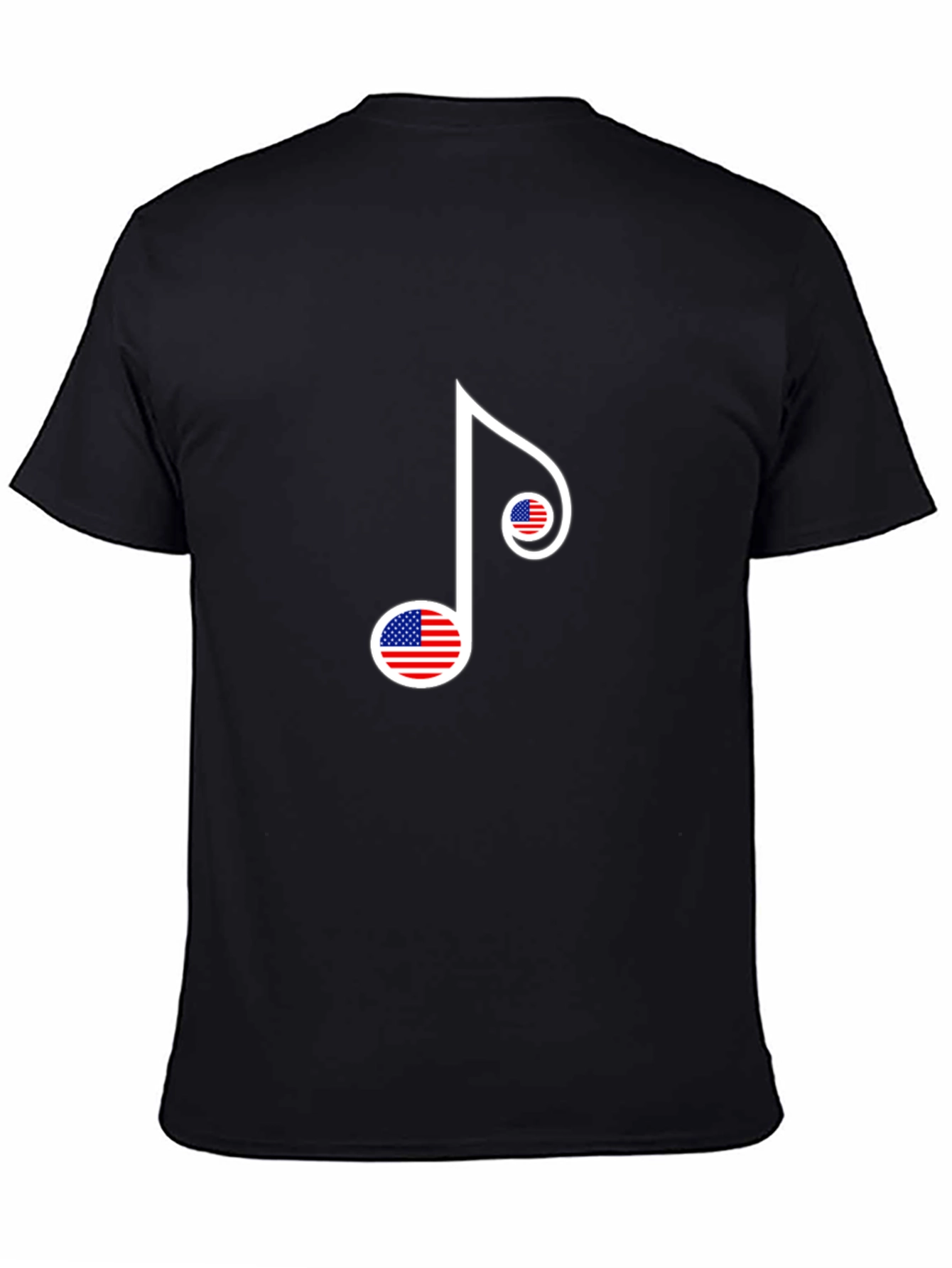 American Flag Music Note Graphic Tee