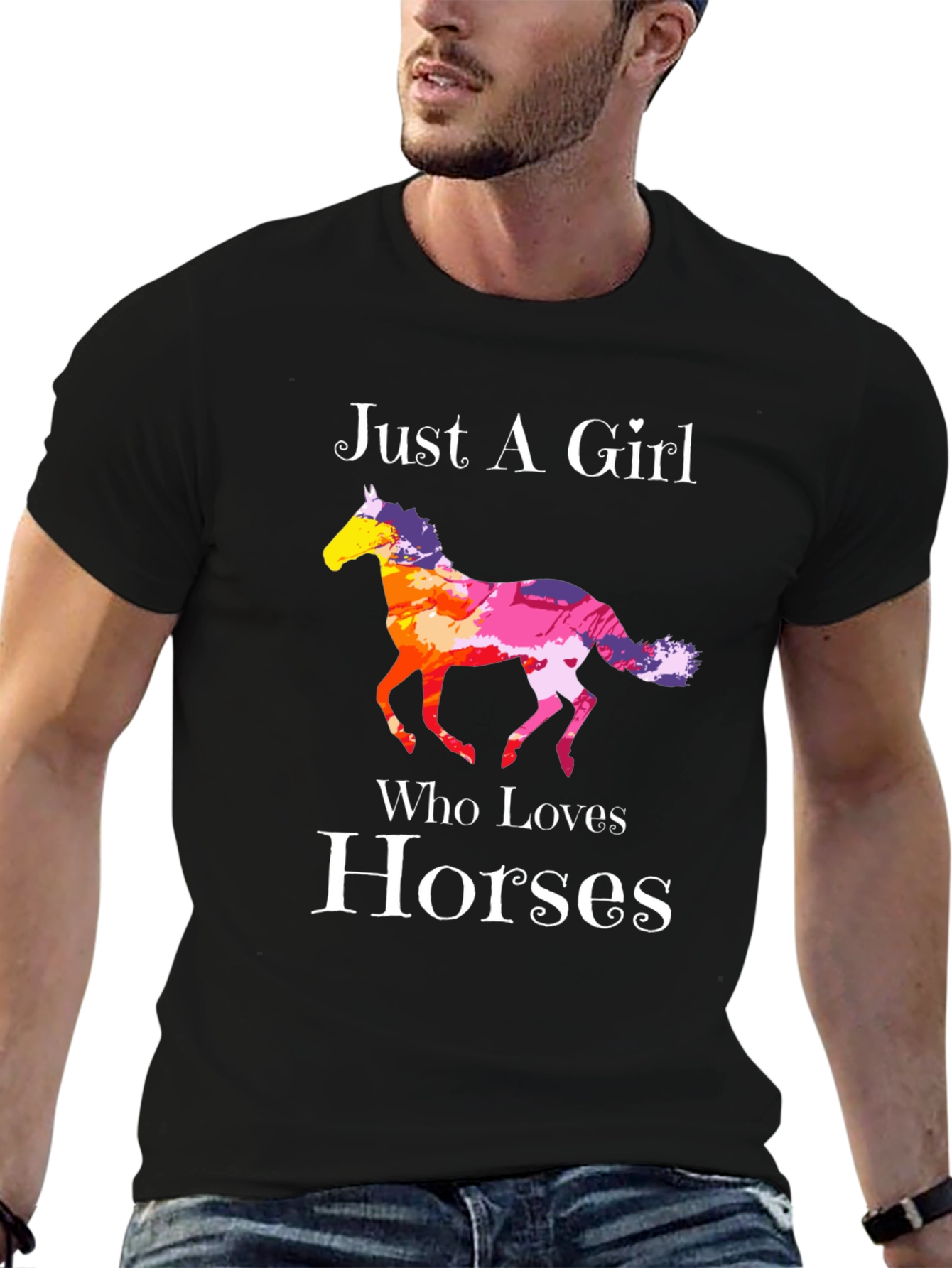 Just A Girl Who Loves Horses T-Shirt