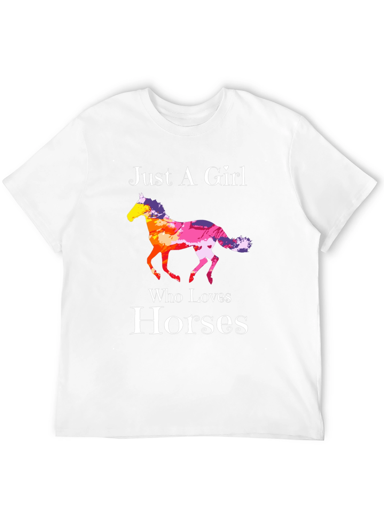 Just A Girl Who Loves Horses T-Shirt