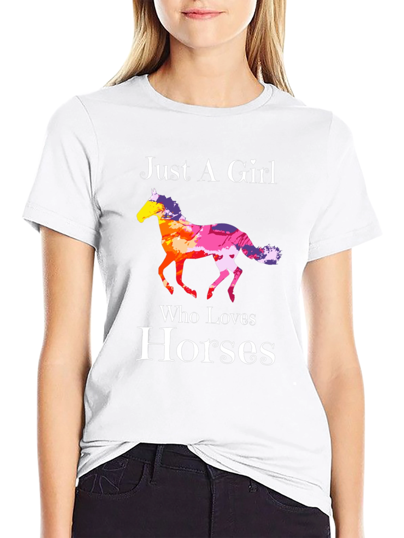 Just A Girl Who Loves Horses T-Shirt
