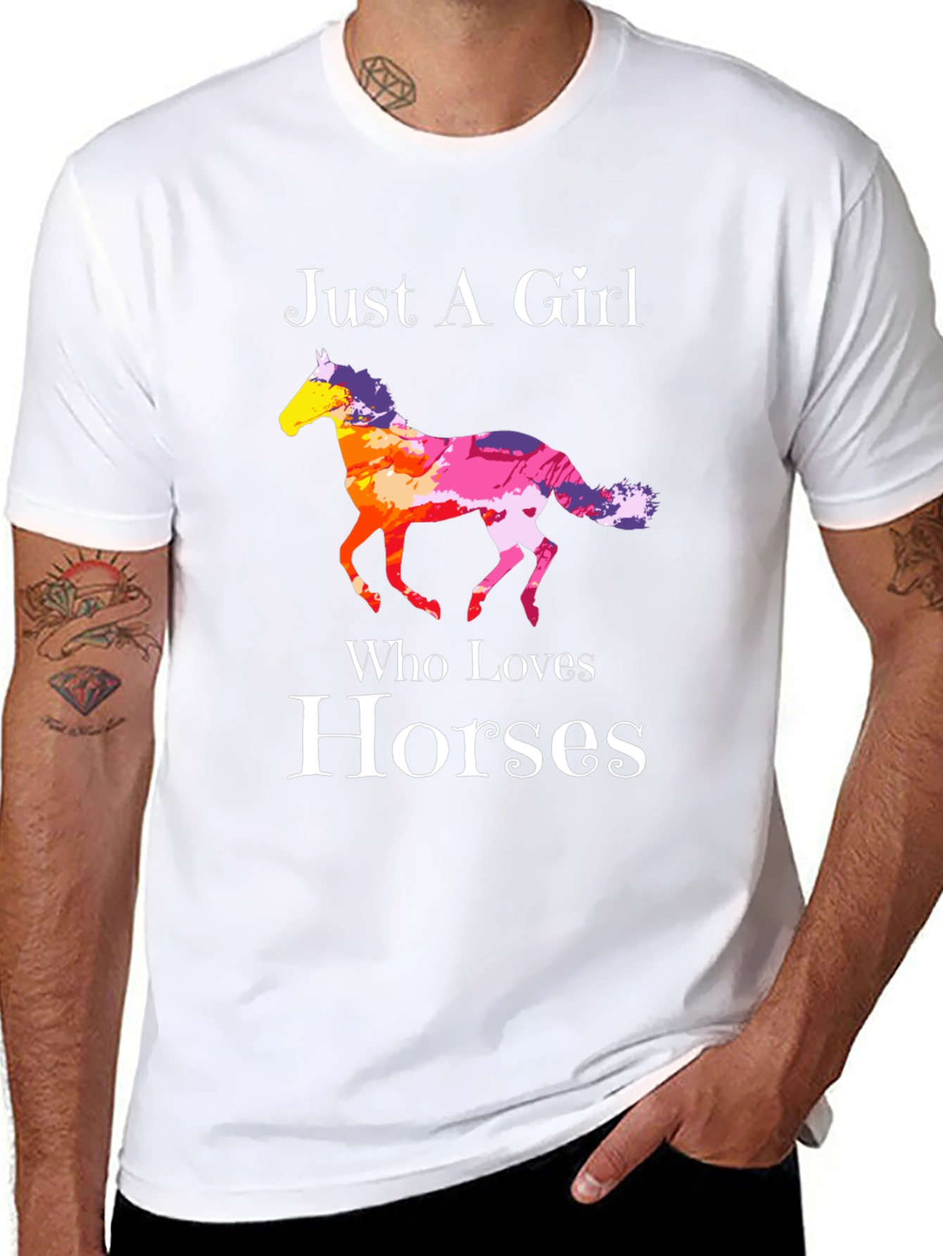 Just A Girl Who Loves Horses T-Shirt