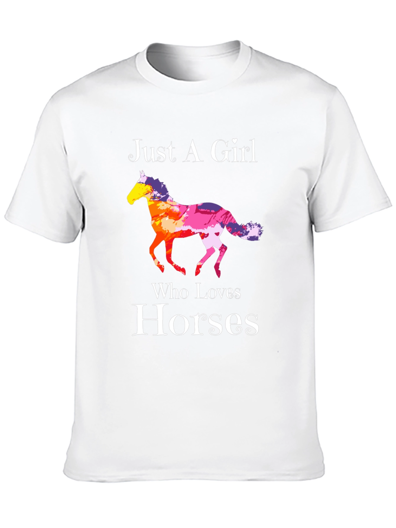 Just A Girl Who Loves Horses T-Shirt